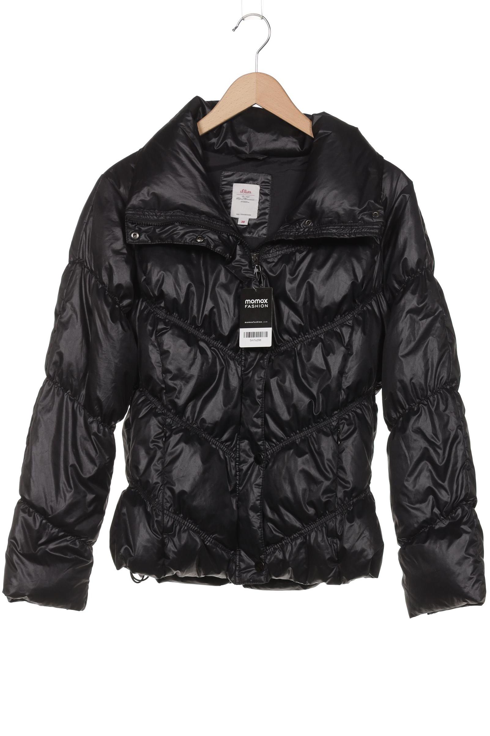 

s.Oliver Damen Jacke, schwarz, Gr. 38