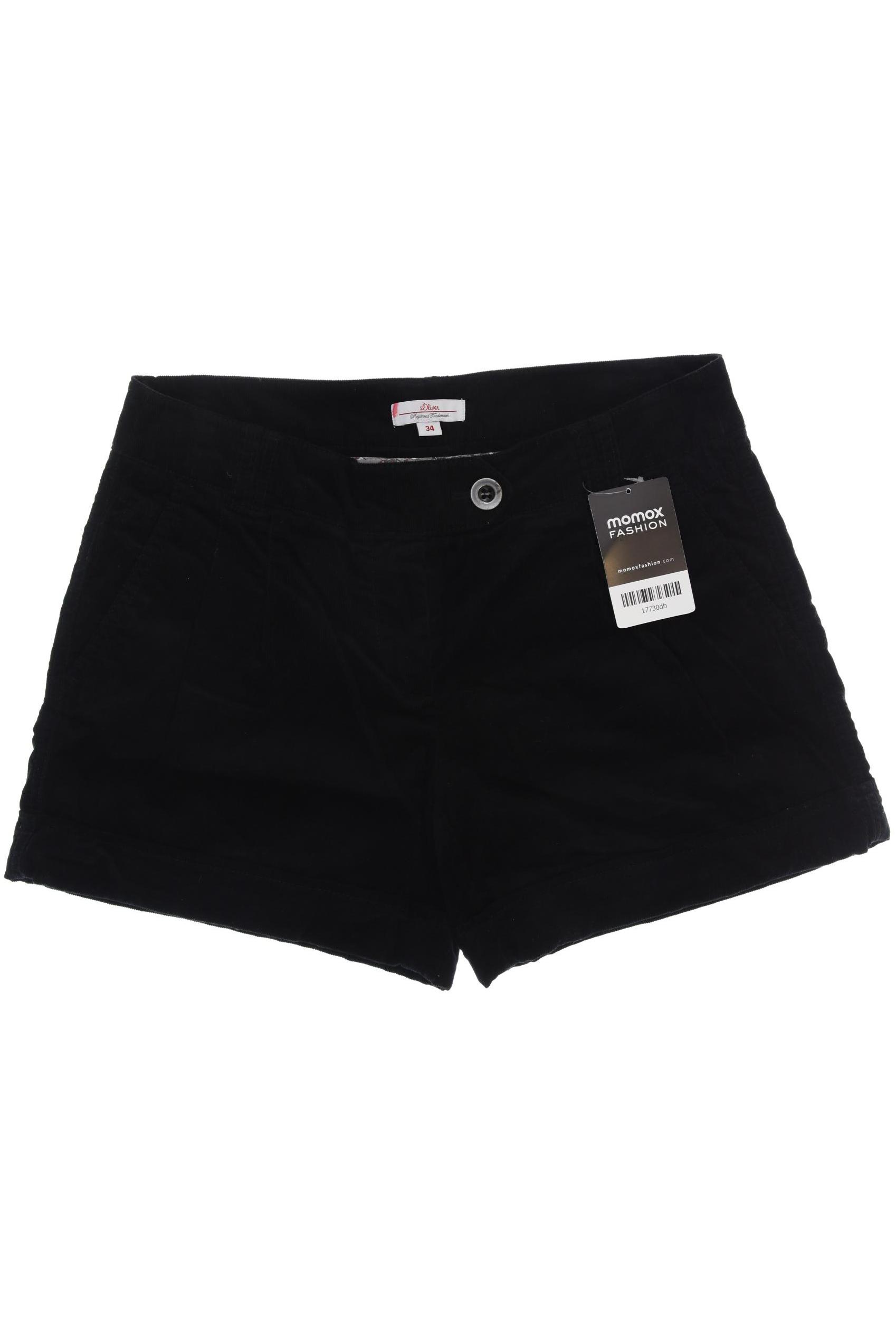 

s.Oliver Damen Shorts, schwarz, Gr. 34