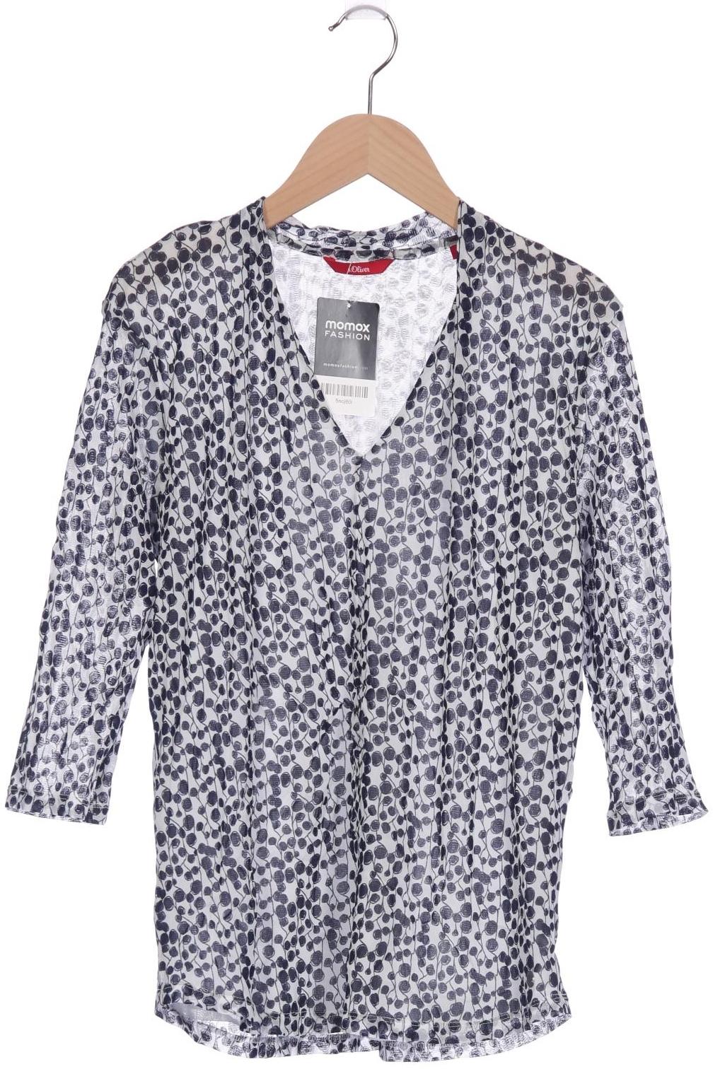 

s.Oliver Damen Langarmshirt, weiß, Gr. 40