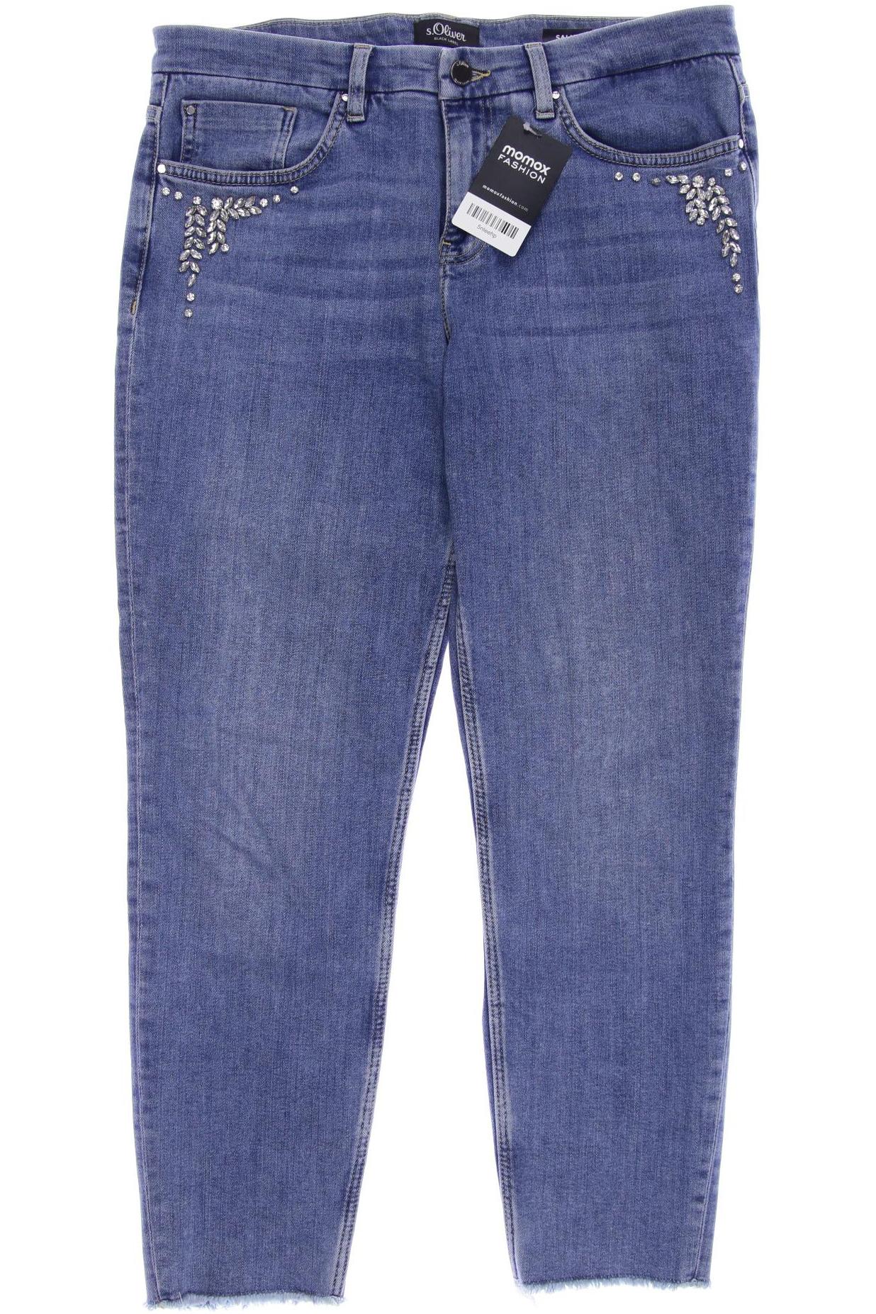 

s.Oliver Damen Jeans, blau