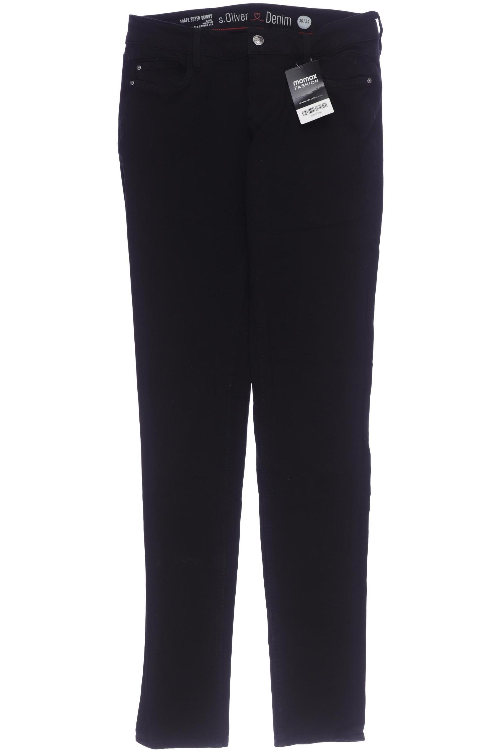 

s.Oliver Damen Jeans, schwarz, Gr. 36