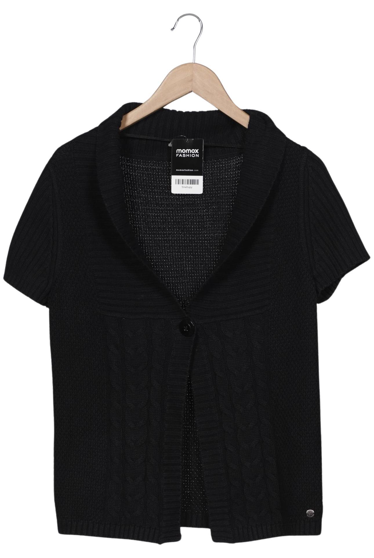 

s.Oliver Damen Strickjacke, schwarz, Gr. 40