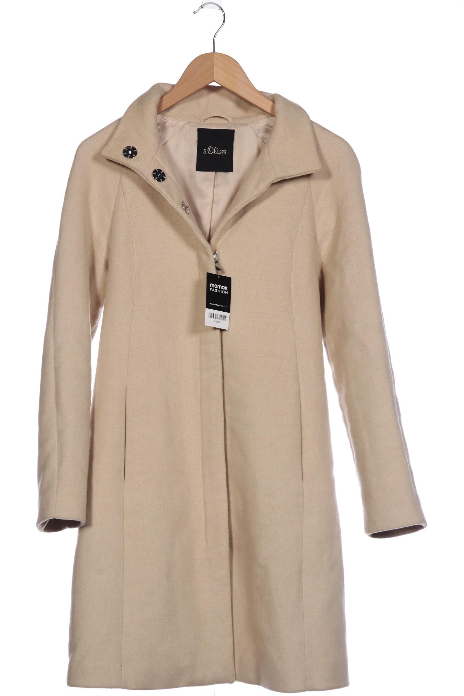

s.Oliver Damen Mantel, beige, Gr. 36
