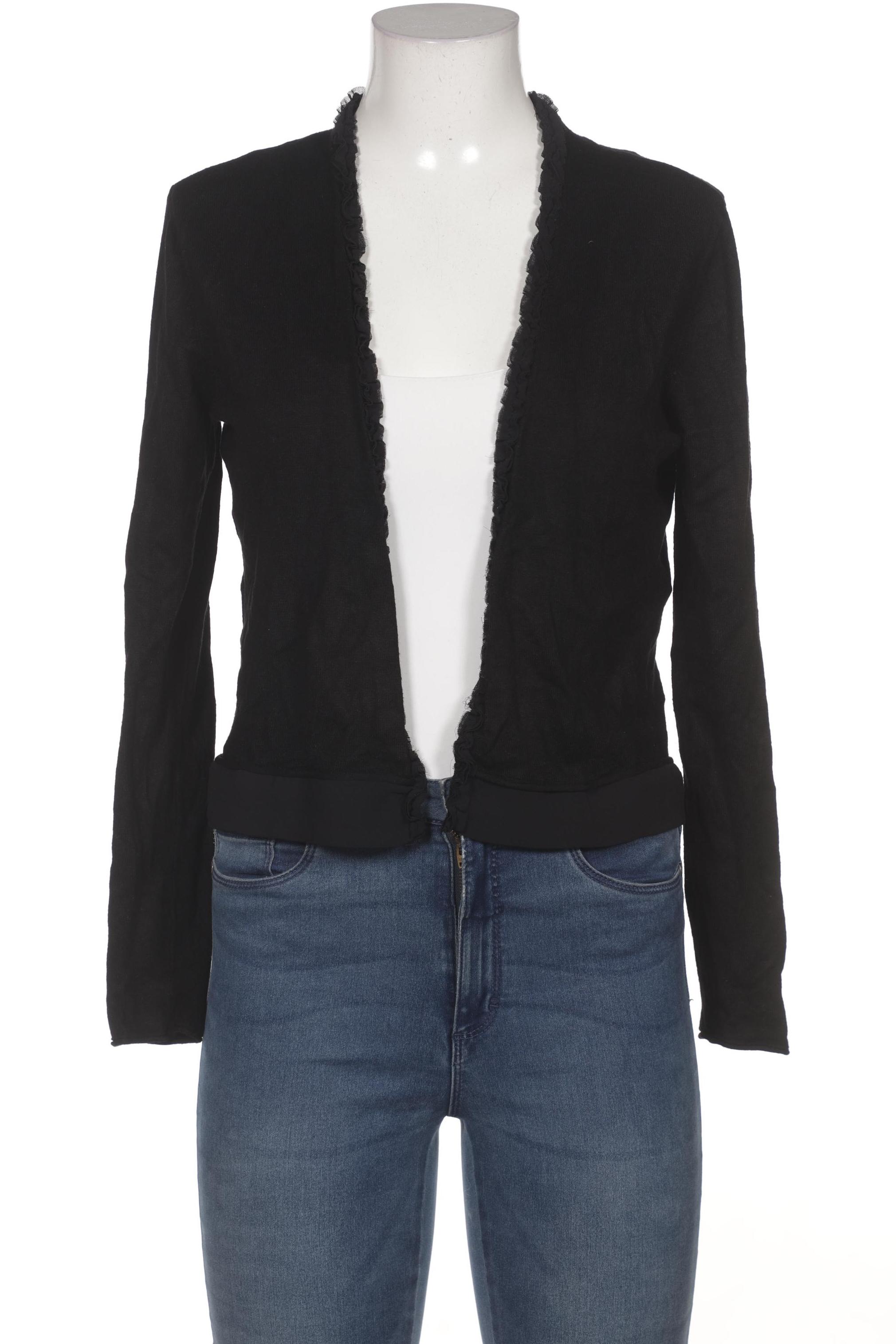 

s.Oliver Damen Strickjacke, schwarz, Gr. 40