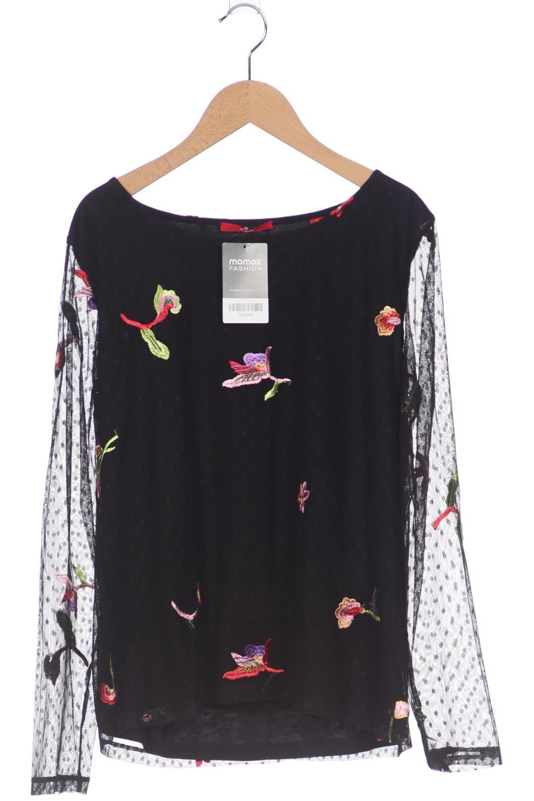 

s.Oliver Damen Langarmshirt, schwarz, Gr. 38