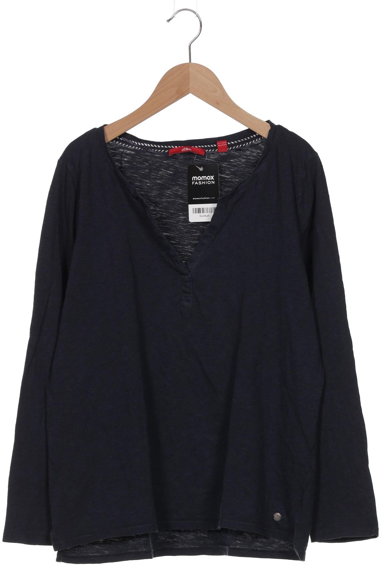 

s.Oliver Damen Langarmshirt, marineblau, Gr. 42