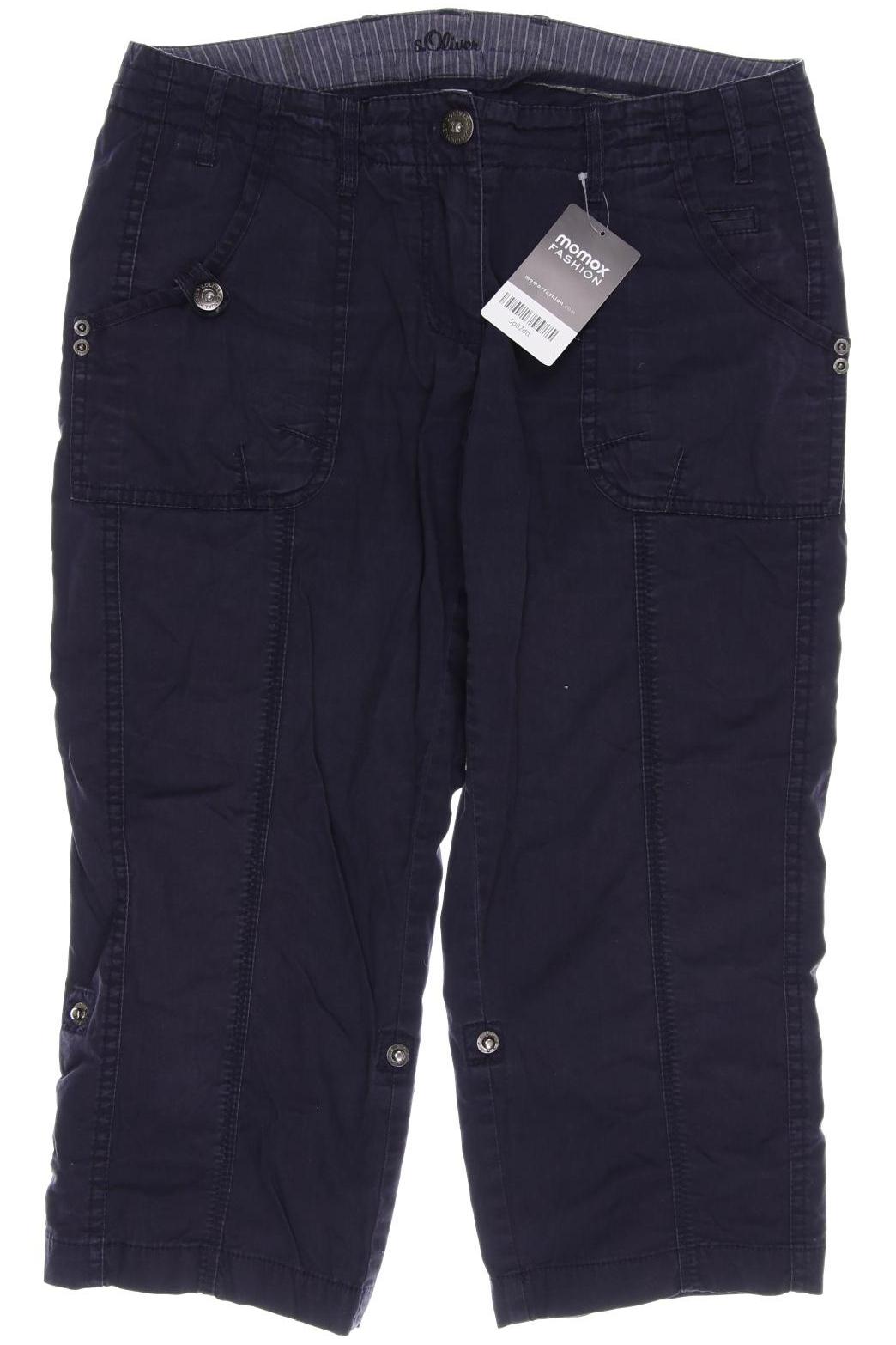 

s.Oliver Damen Stoffhose, marineblau