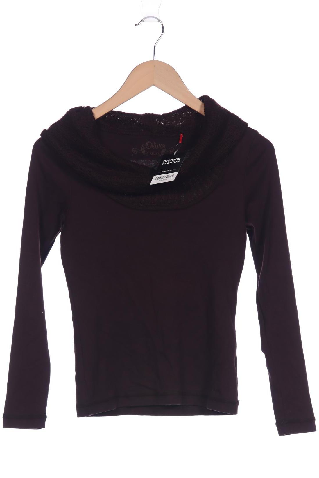 

s.Oliver Damen Langarmshirt, bordeaux, Gr. 36