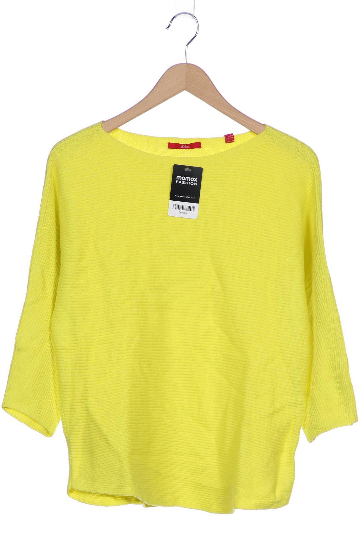 

s.Oliver Damen Pullover, gelb, Gr. 42