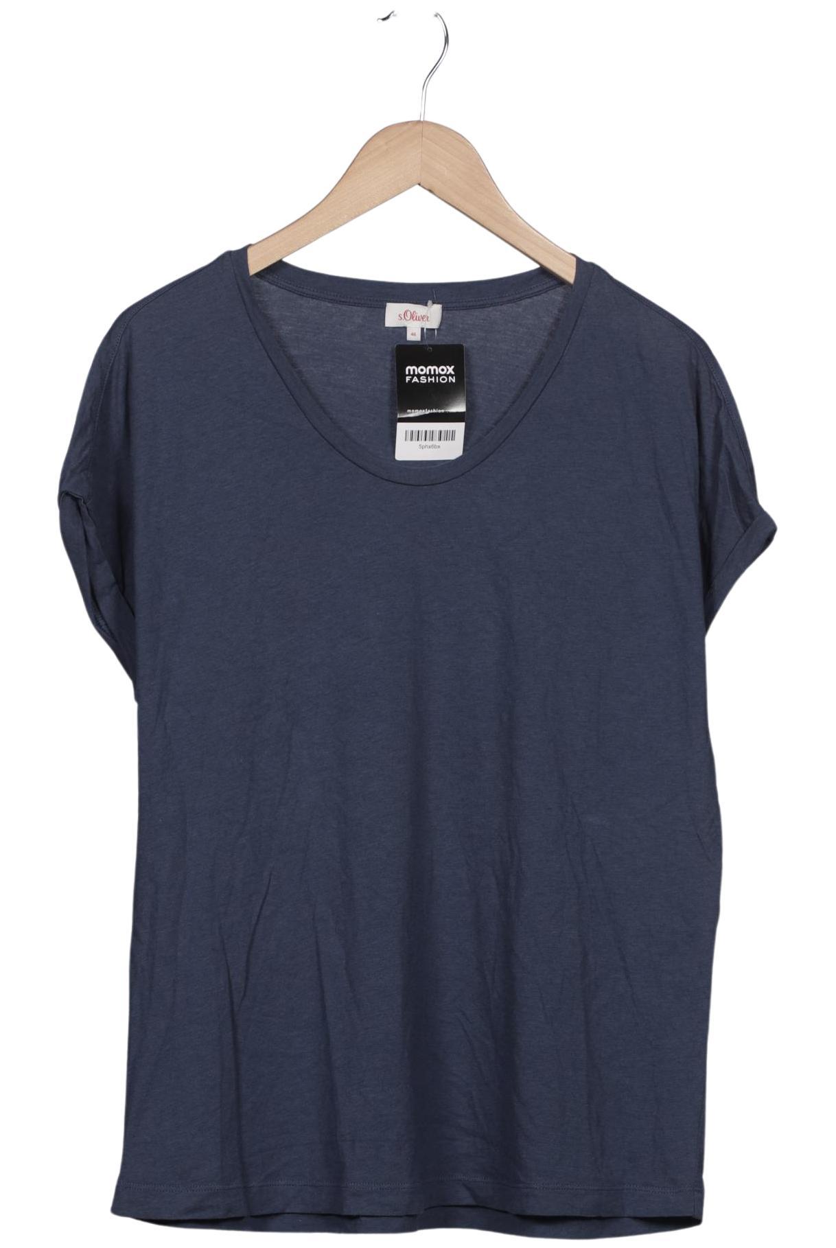 

s.Oliver Damen T-Shirt, marineblau, Gr. 46