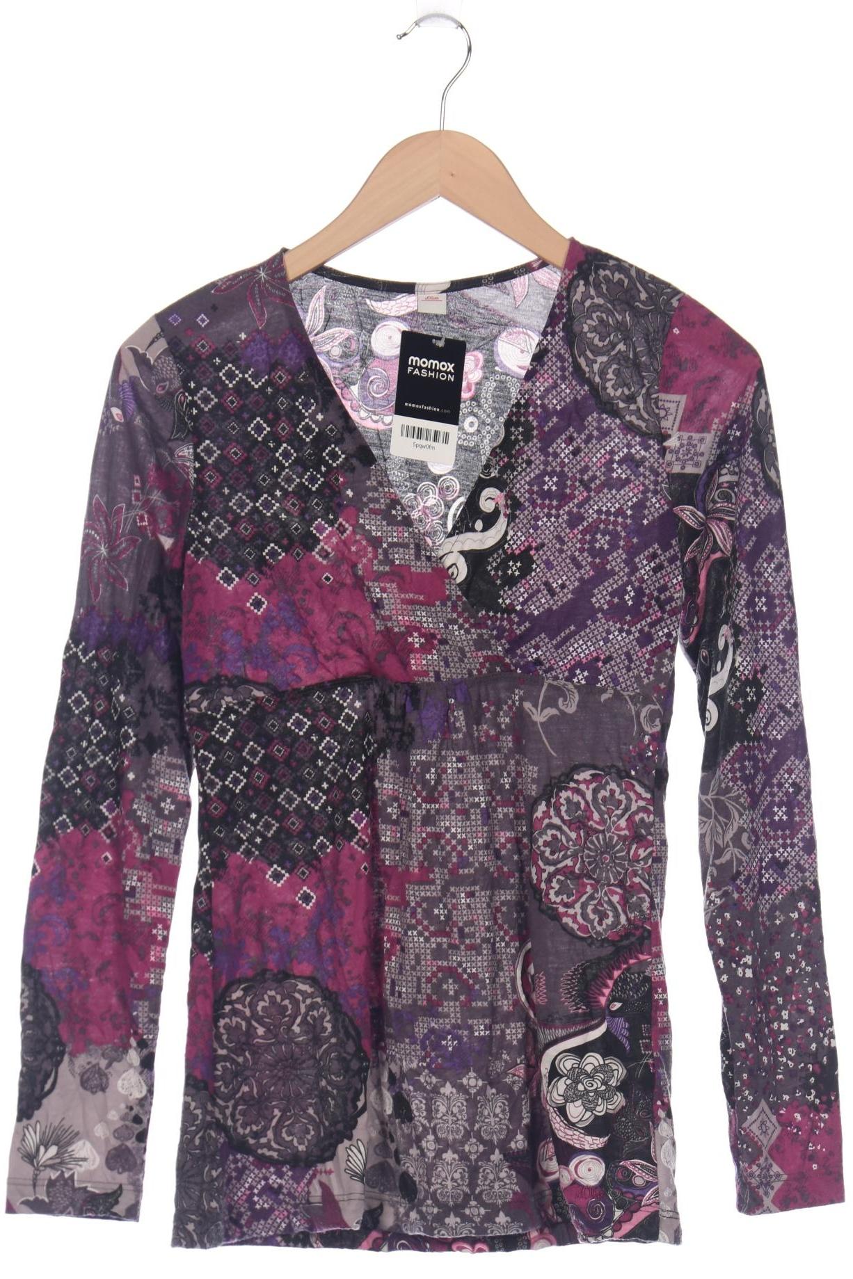 

s.Oliver Damen Langarmshirt, grau, Gr. 36