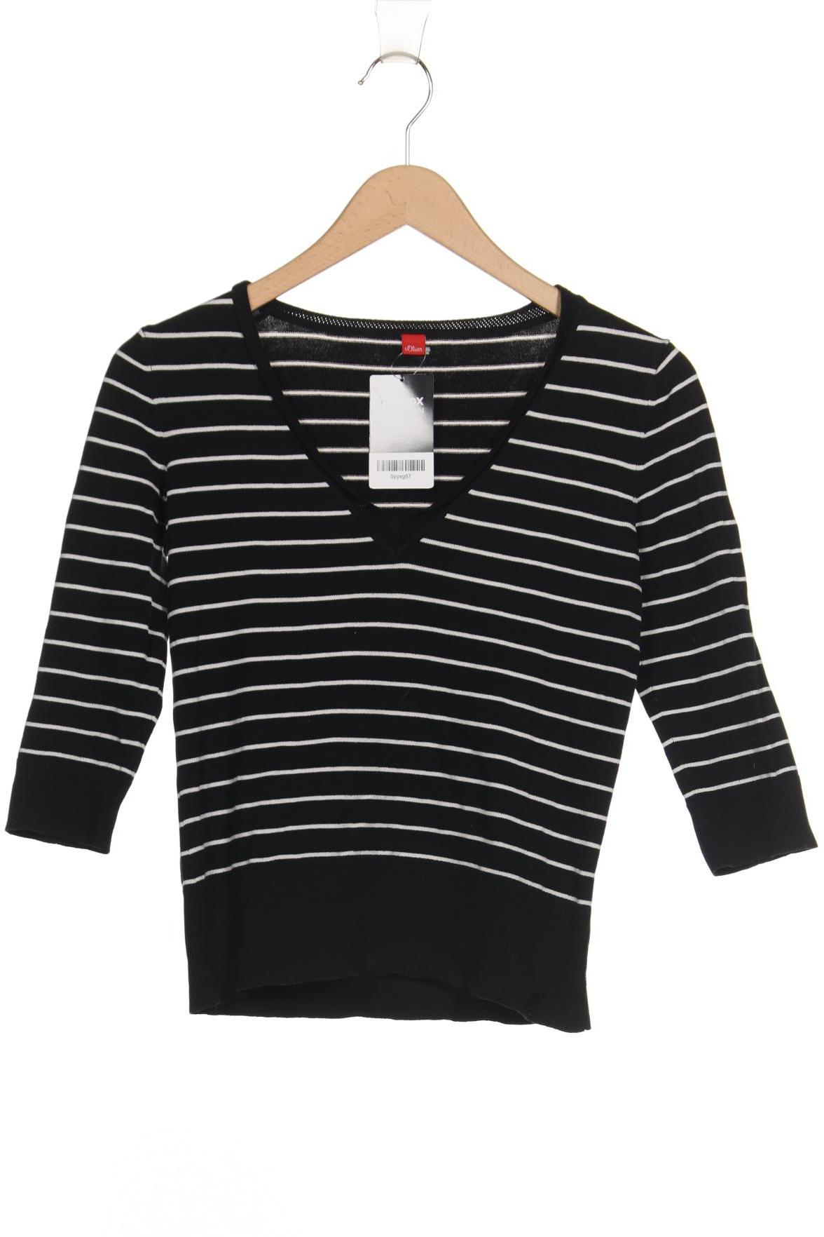 

s.Oliver Damen Pullover, schwarz, Gr. 38