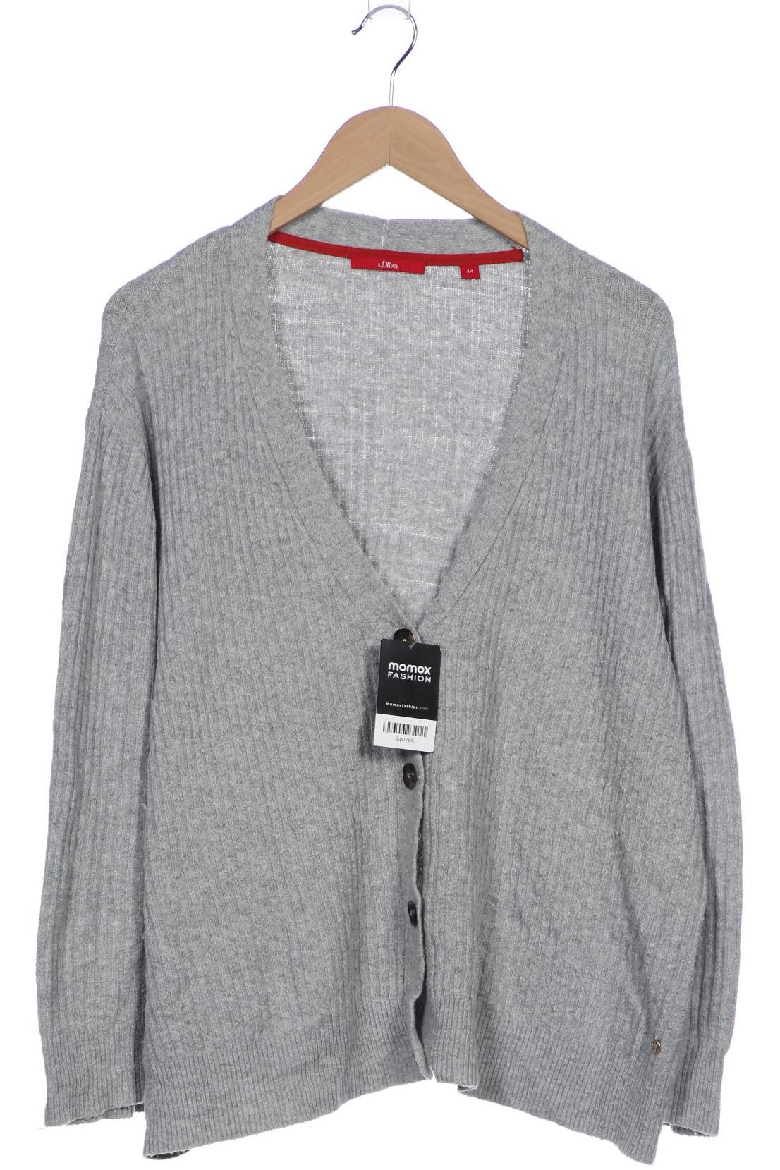 

s.Oliver Damen Strickjacke, grau, Gr. 44