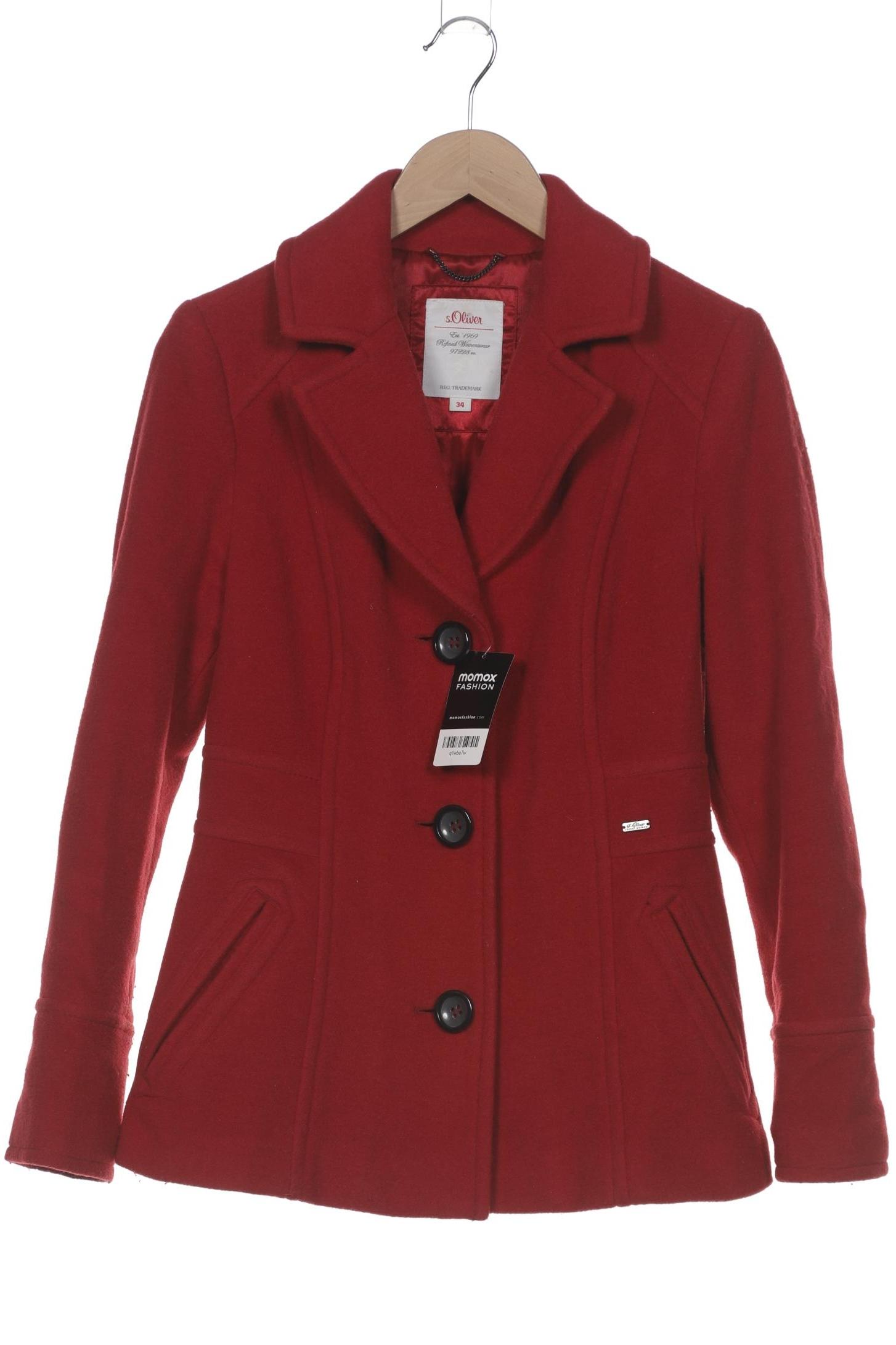 

s.Oliver Damen Jacke, rot, Gr. 34