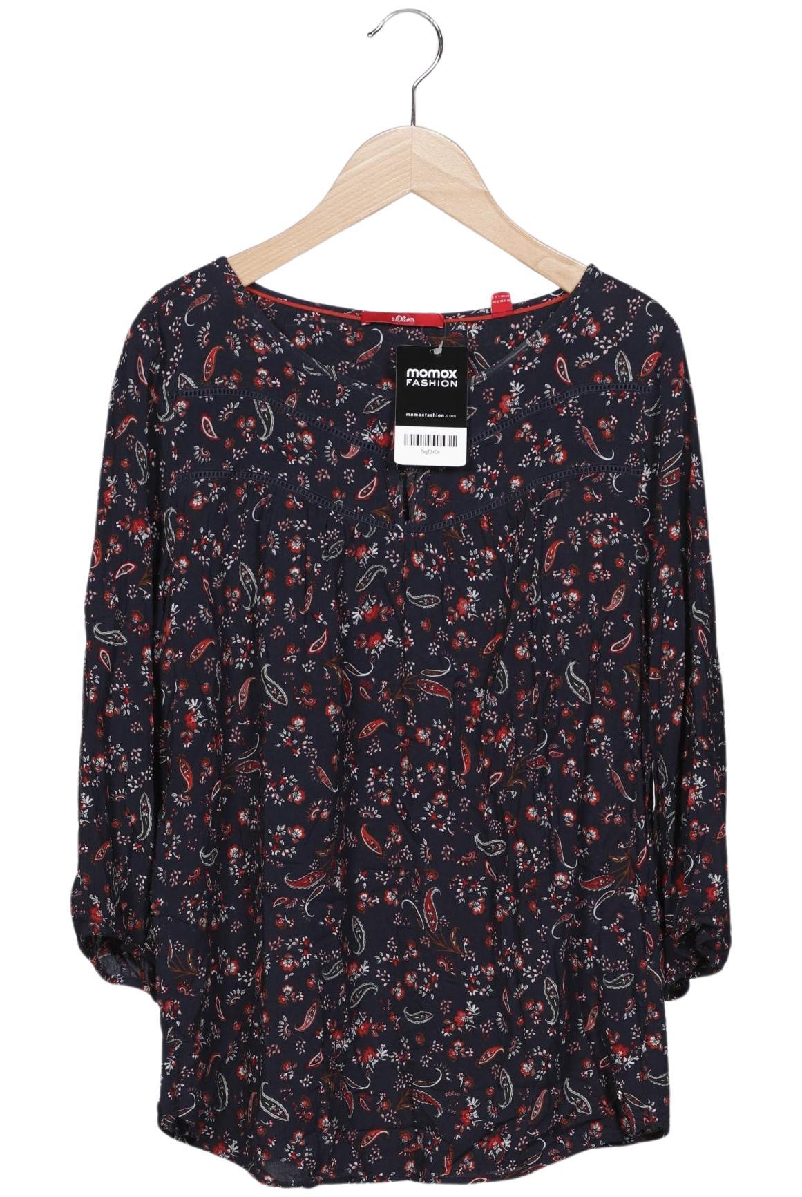 

s.Oliver Damen Bluse, marineblau, Gr. 40