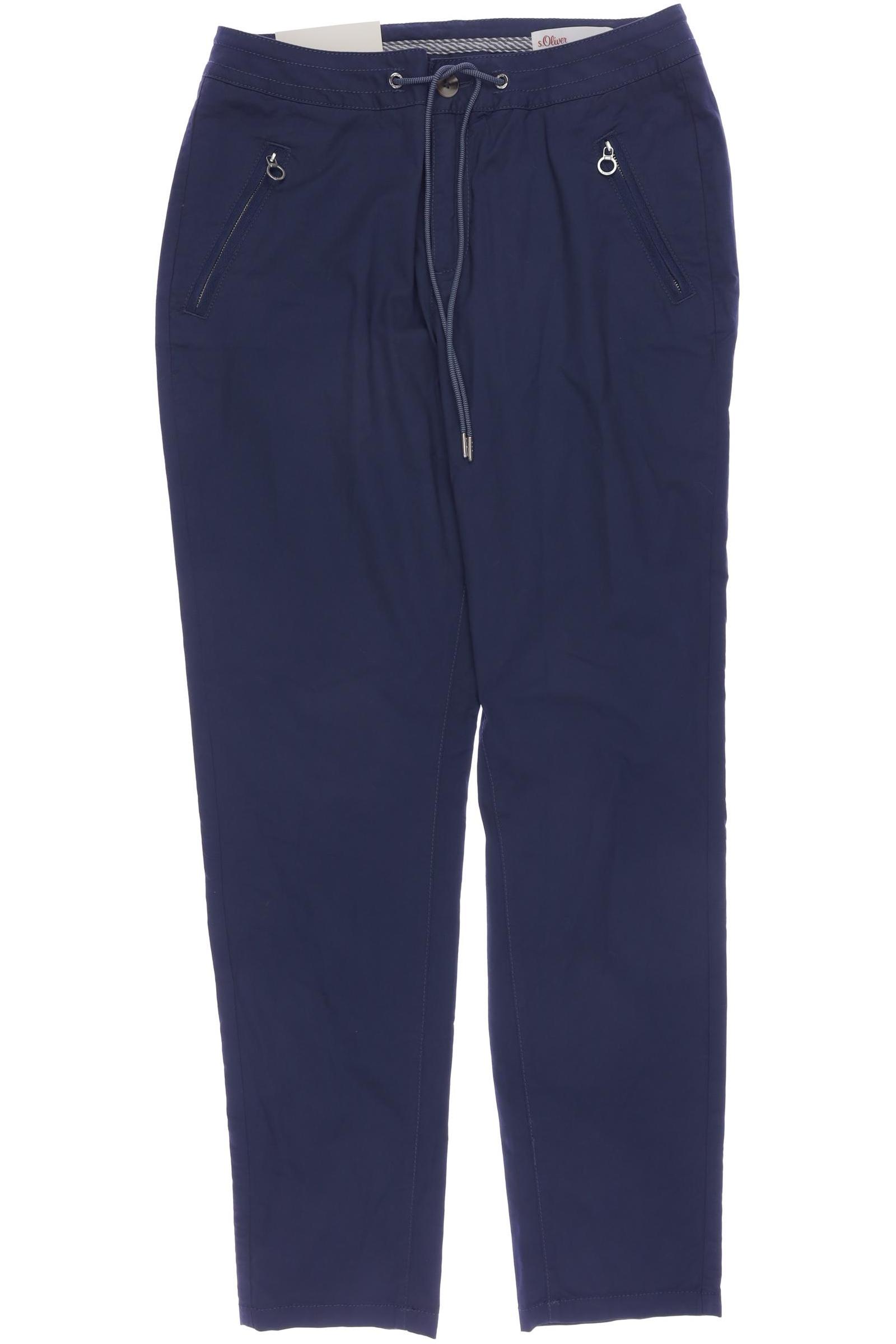 

s.Oliver Damen Stoffhose, blau, Gr. 36