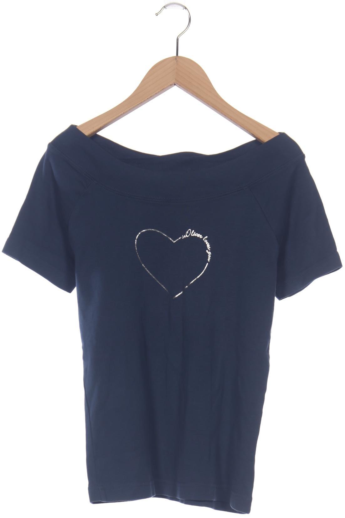 

s.Oliver Damen T-Shirt, marineblau, Gr. 38