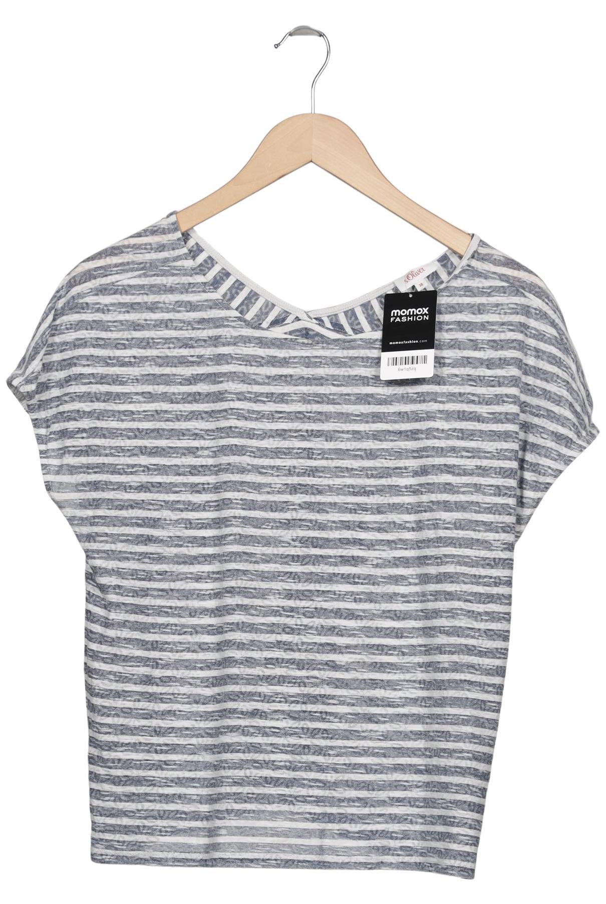 

s.Oliver Damen T-Shirt, blau, Gr. 38