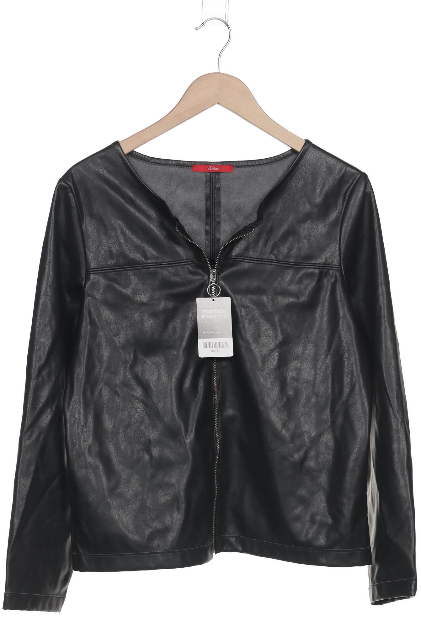 

s.Oliver Damen Jacke, schwarz, Gr. 40