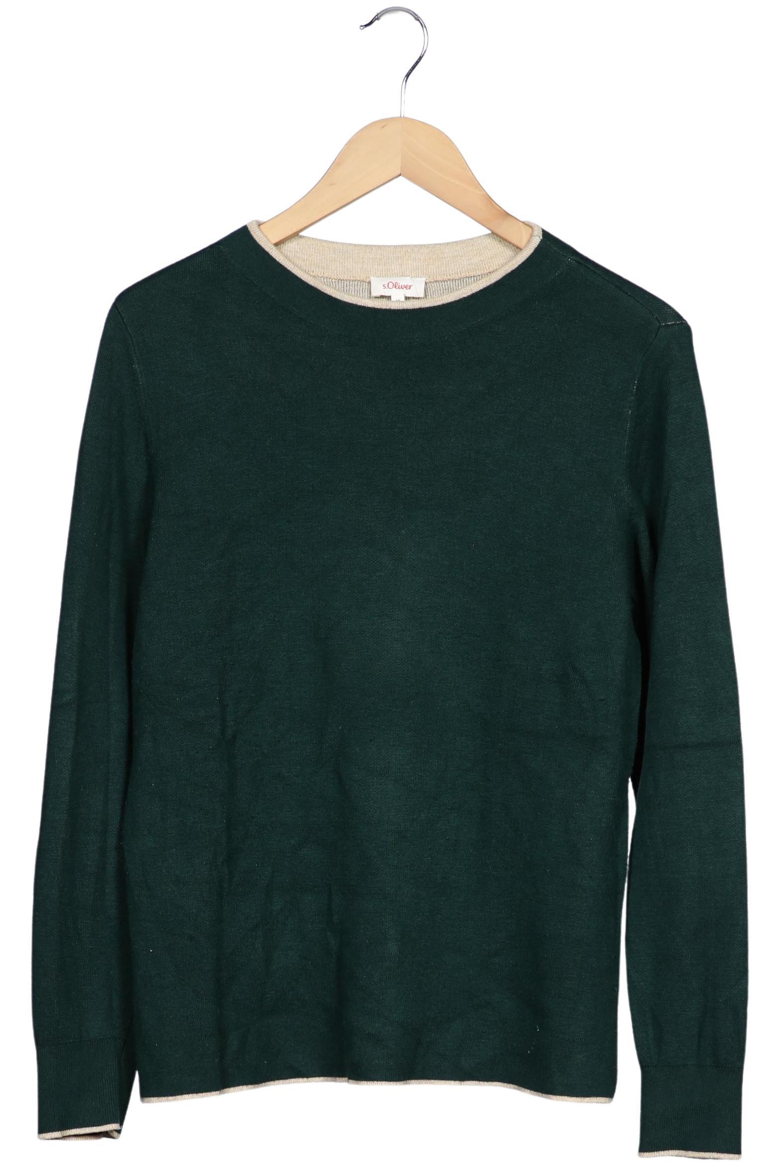 

s.Oliver Damen Pullover, grün, Gr. 40