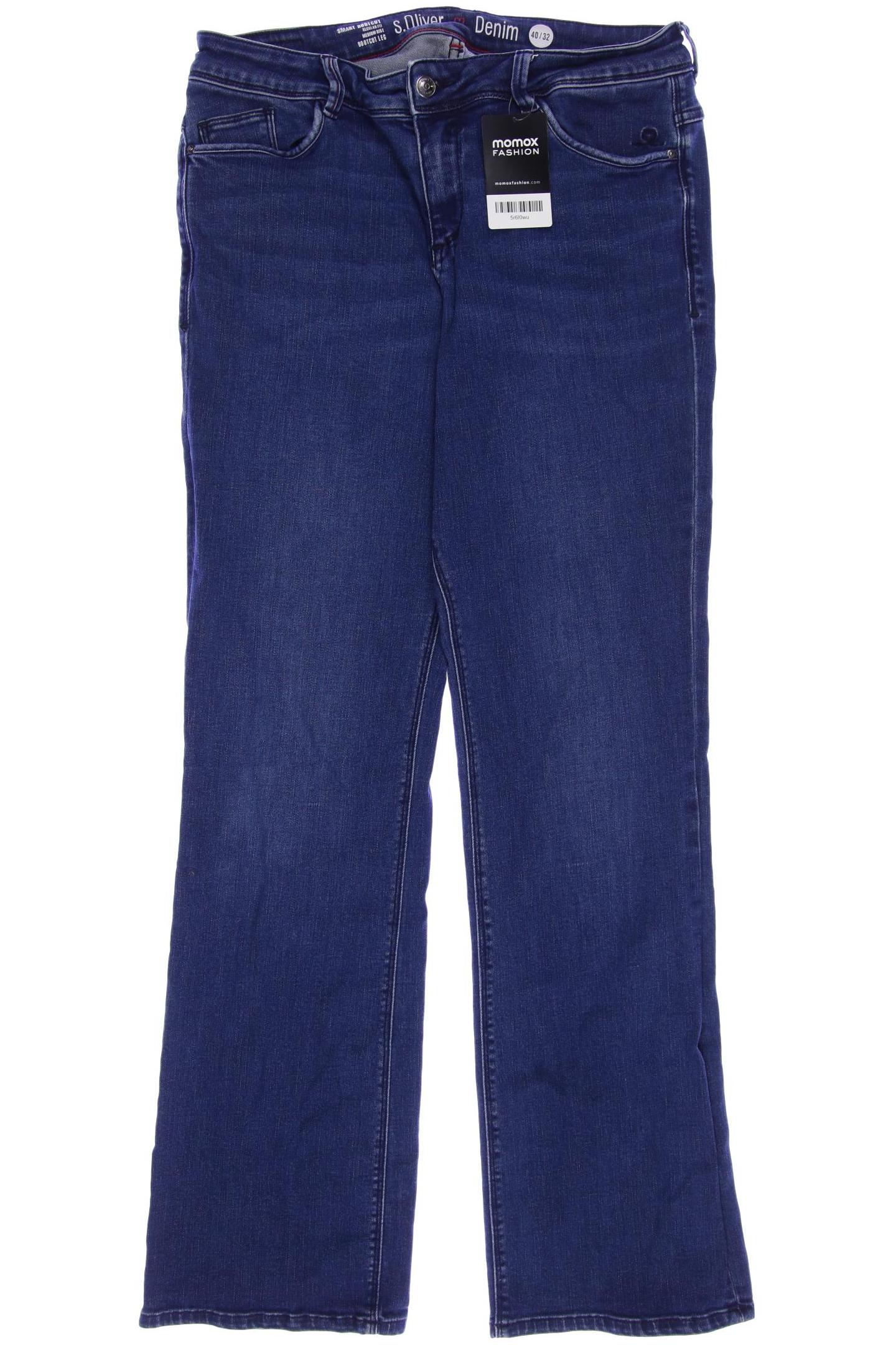 

s.Oliver Damen Jeans, blau