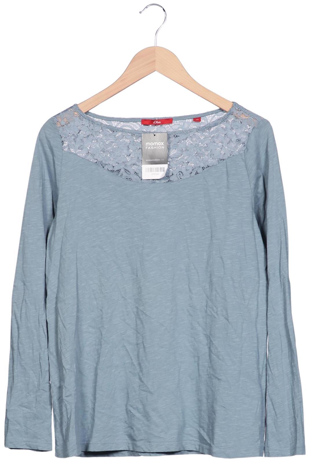 

s.Oliver Damen Langarmshirt, hellblau, Gr. 42