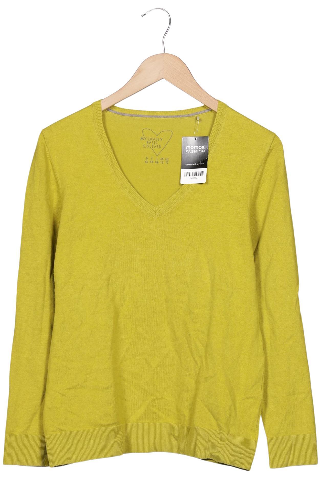 

s.Oliver Damen Pullover, gelb, Gr. 42