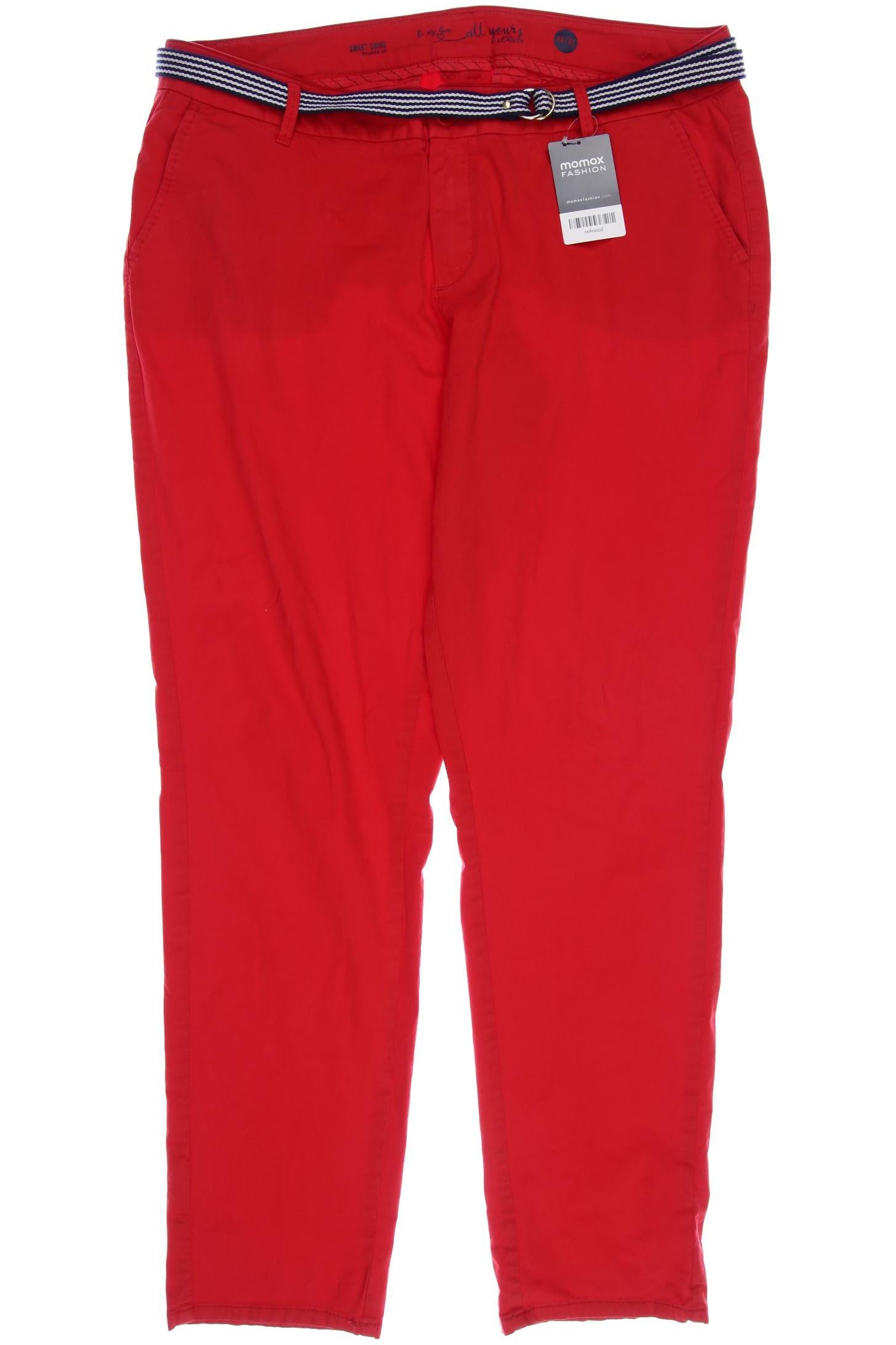 

s.Oliver Damen Jeans, rot