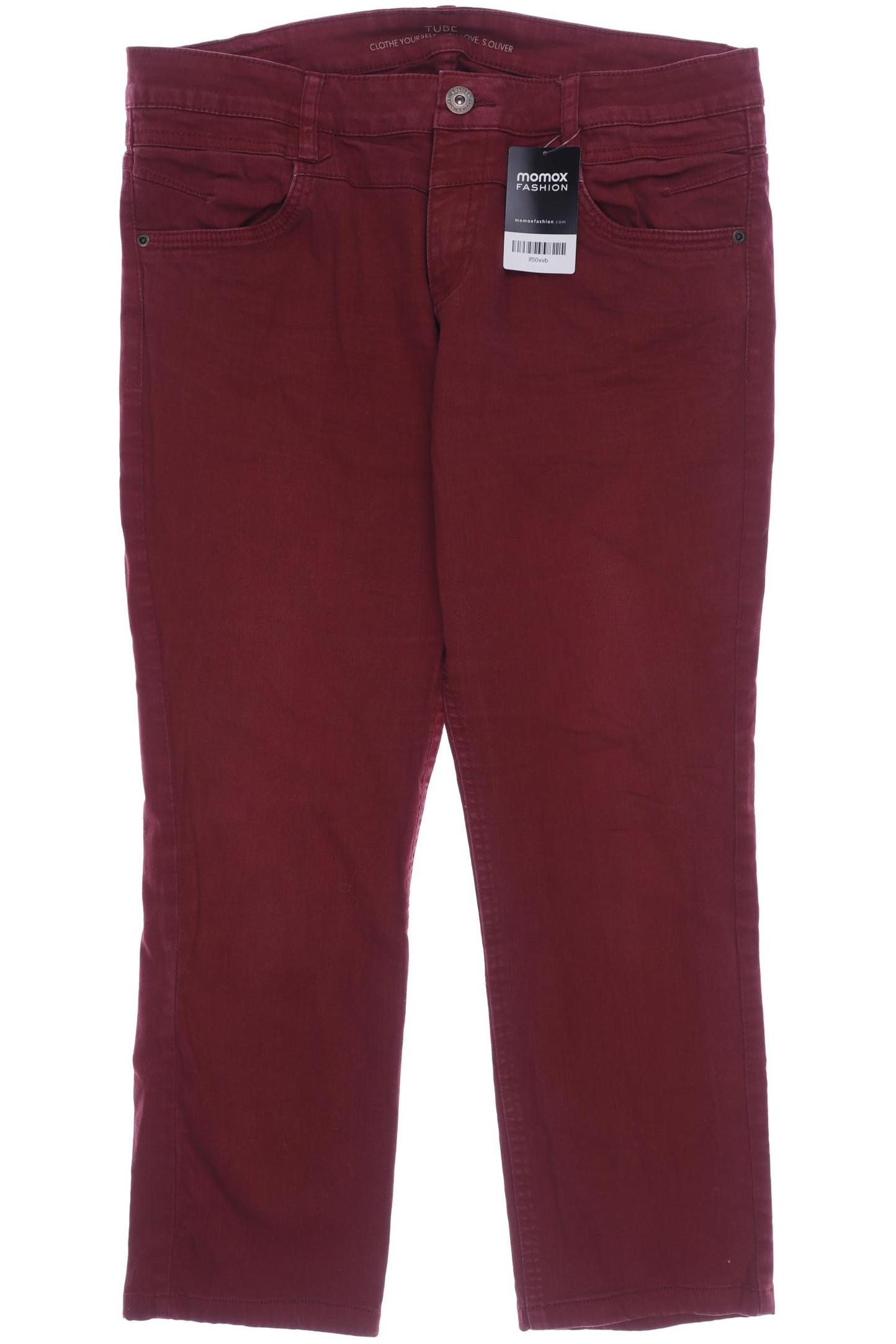 

s.Oliver Damen Jeans, bordeaux, Gr. 42