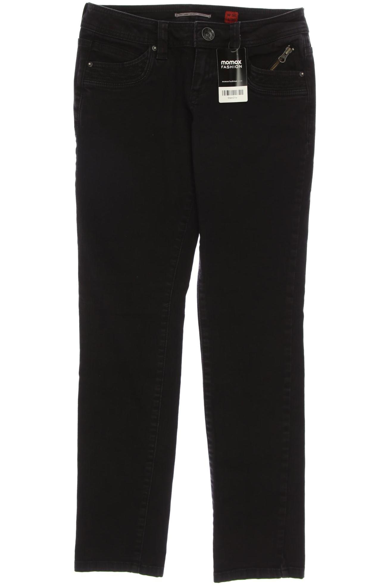 

s.Oliver Damen Jeans, schwarz