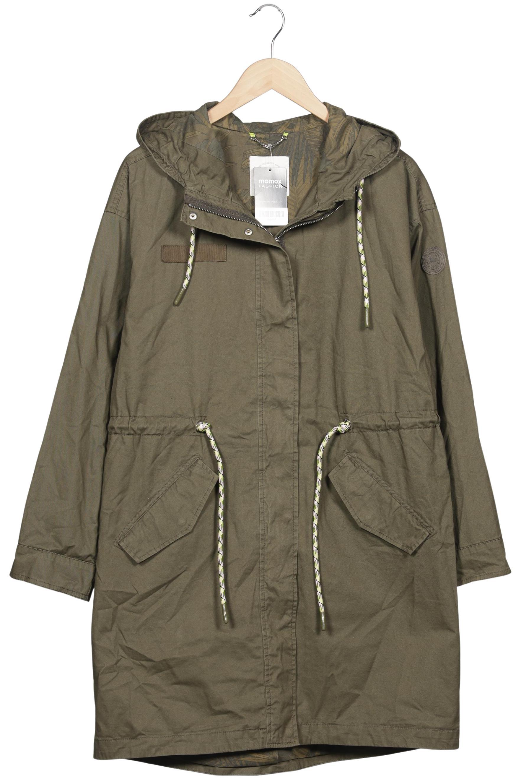 

s.Oliver Damen Mantel, grün, Gr. 40