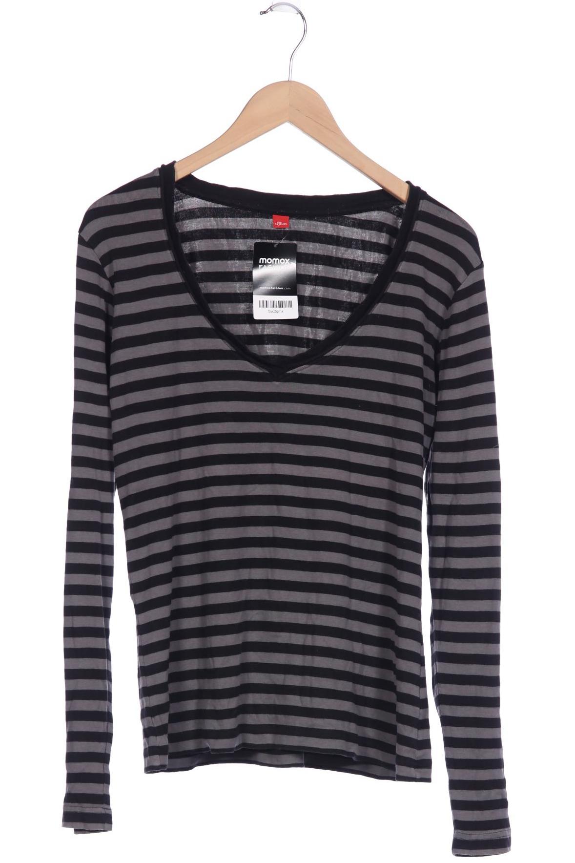 

s.Oliver Damen Langarmshirt, grau