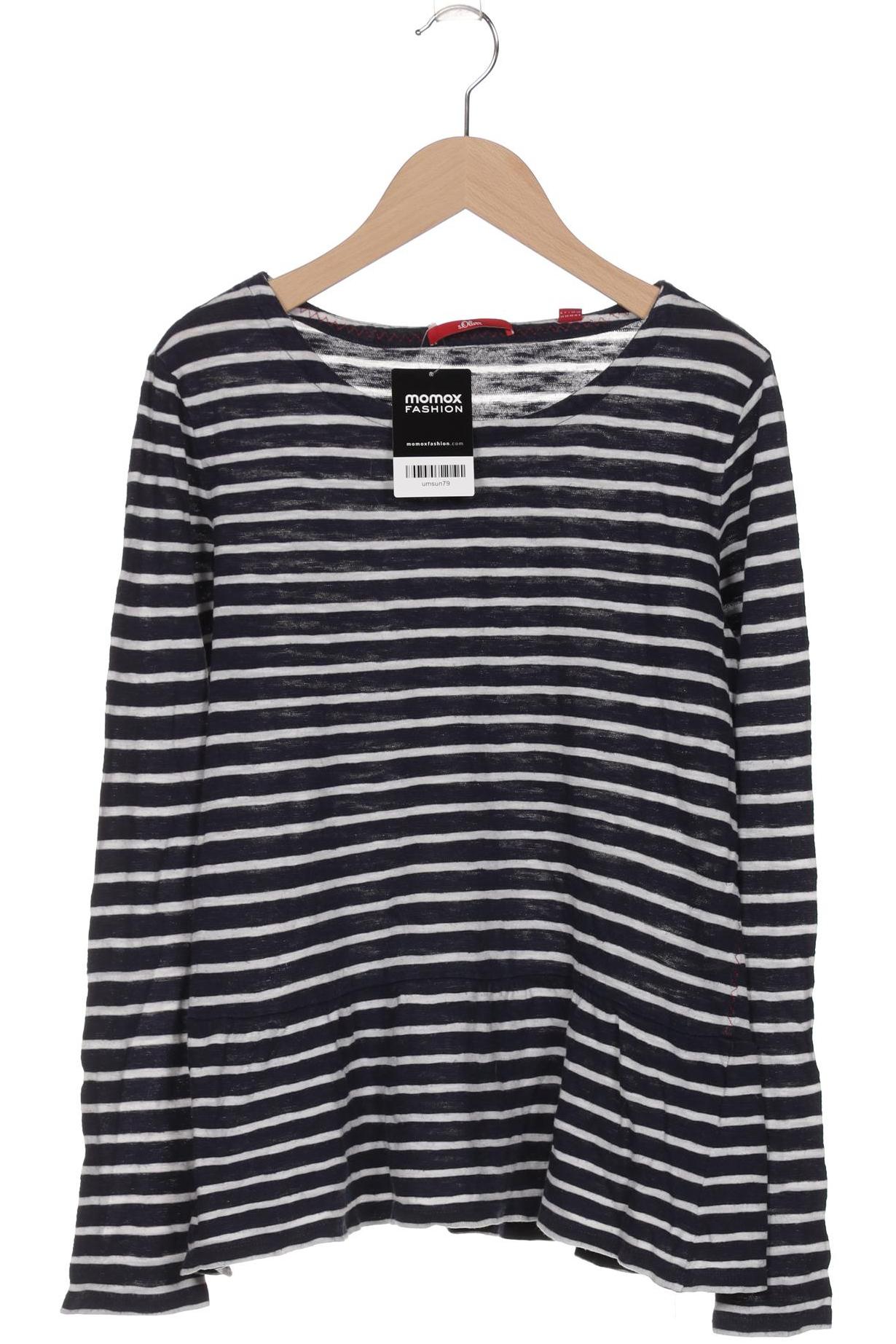 

s.Oliver Damen Langarmshirt, marineblau, Gr. 36