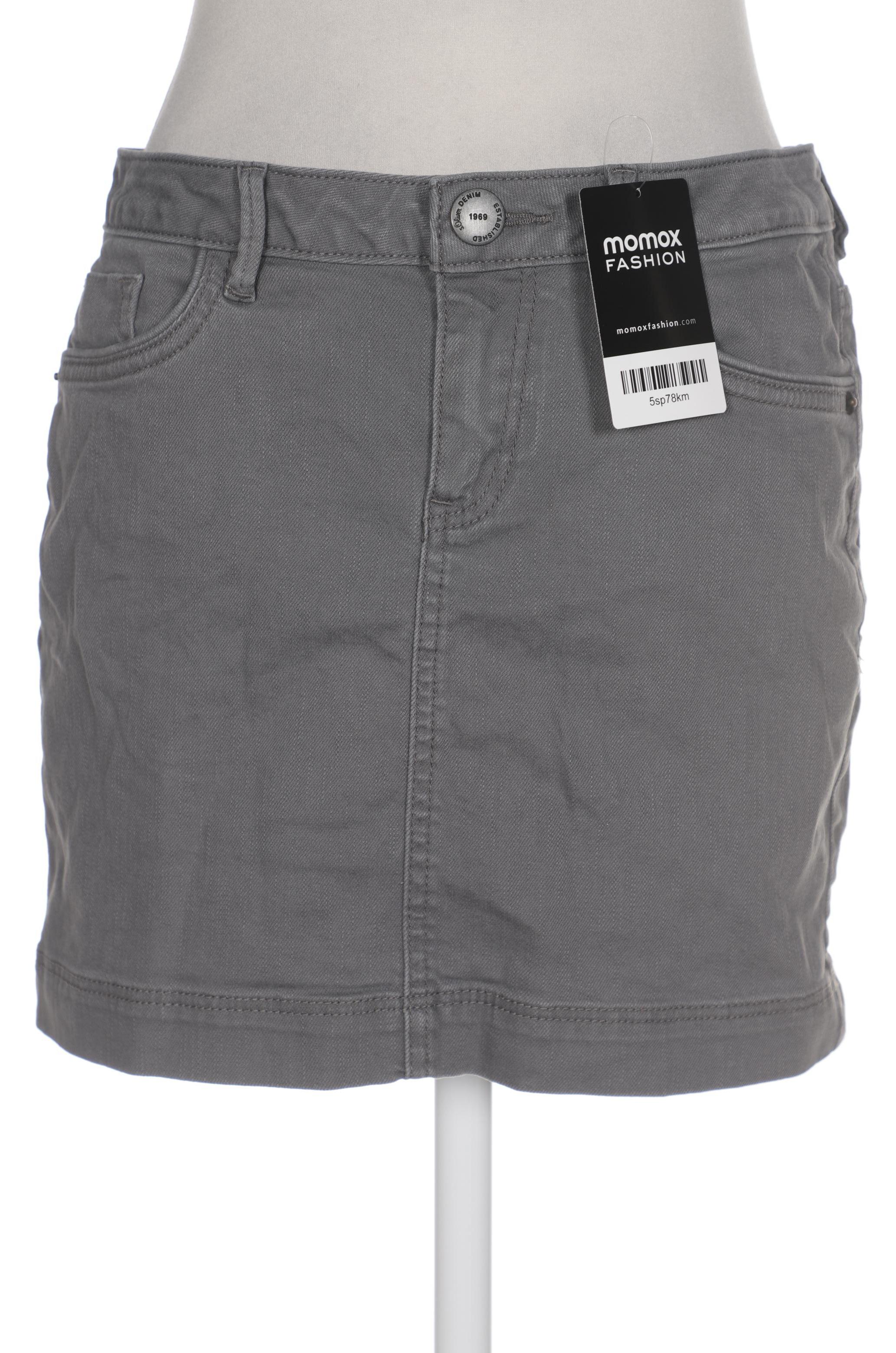 

s.Oliver Damen Rock, grau, Gr. 34