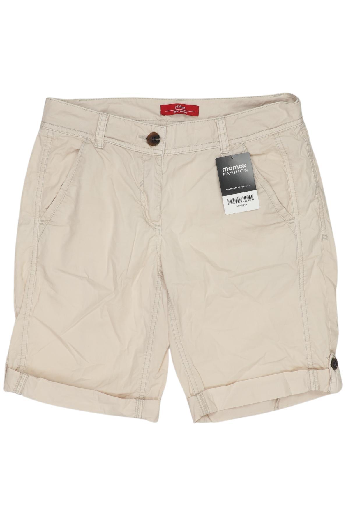 

s.Oliver Damen Shorts, cremeweiß, Gr. 34