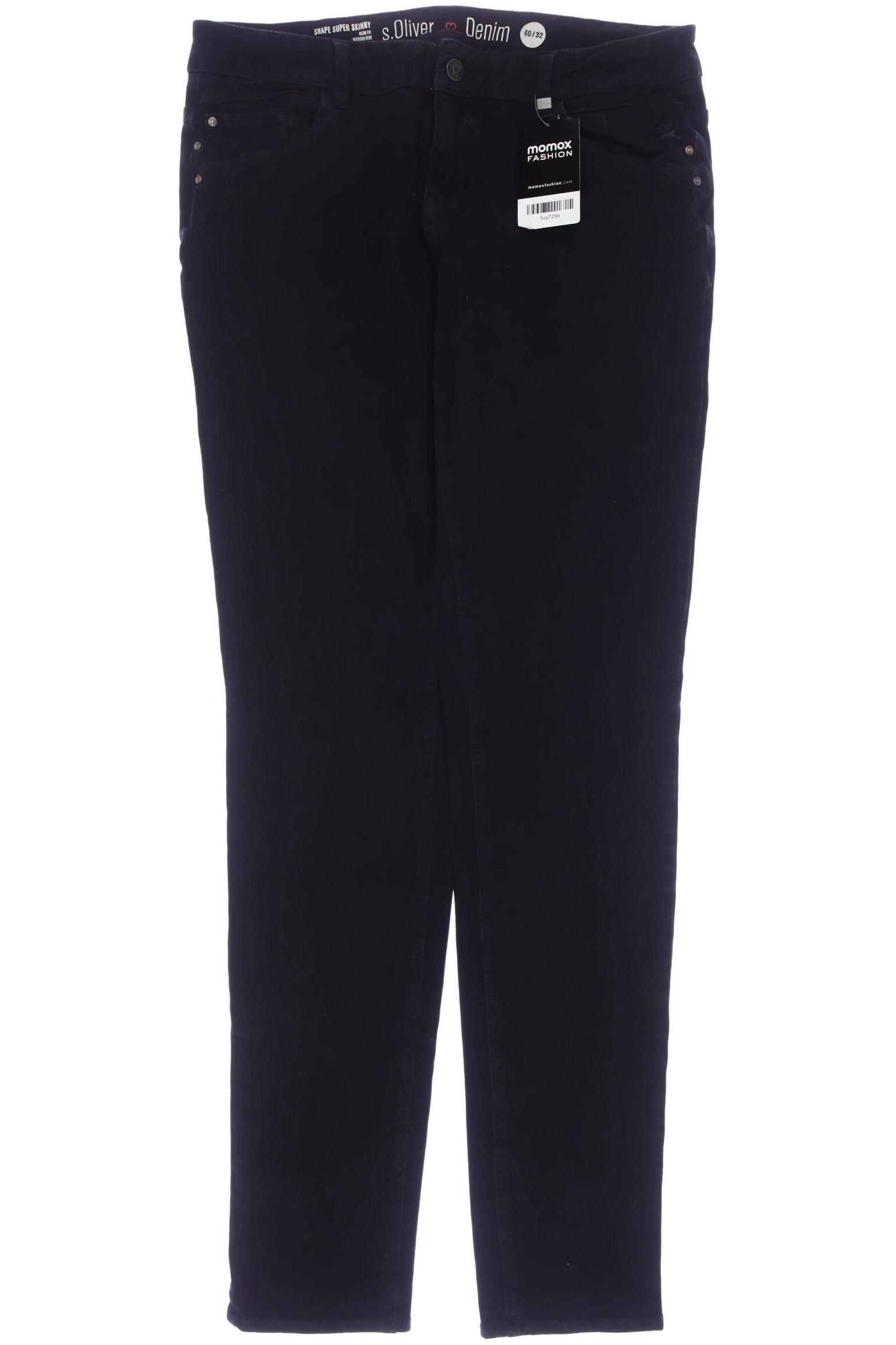 

s.Oliver Damen Jeans, schwarz, Gr. 40