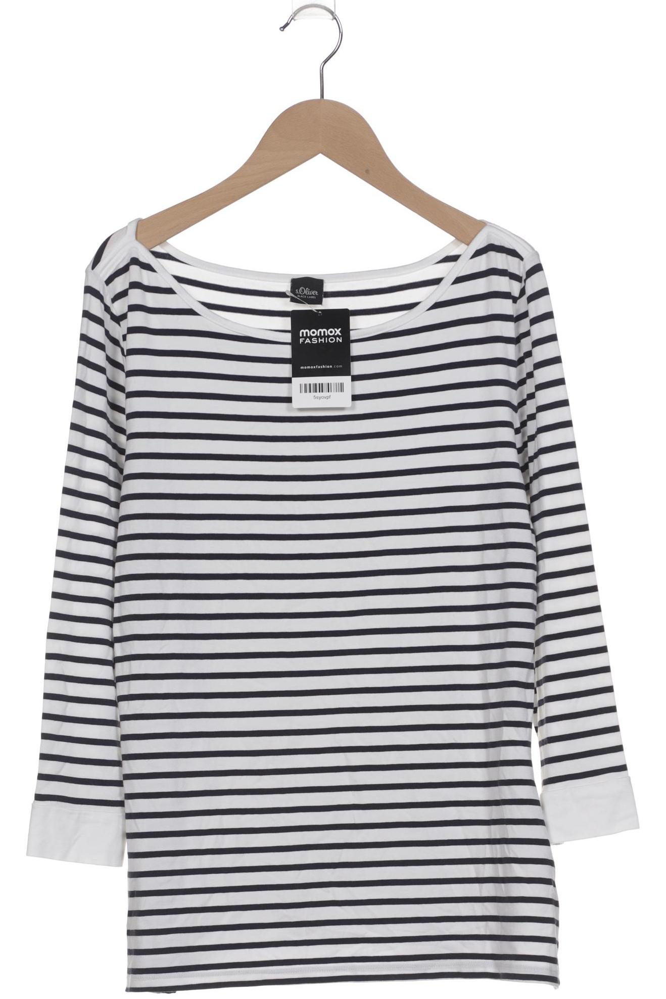 

s.Oliver Damen Langarmshirt, weiß, Gr. 42