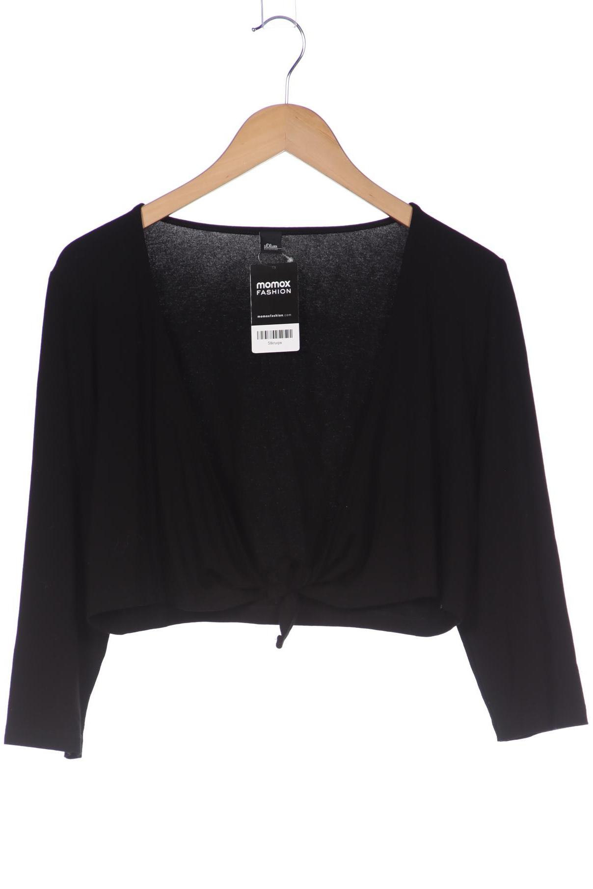 

s.Oliver Damen Strickjacke, schwarz