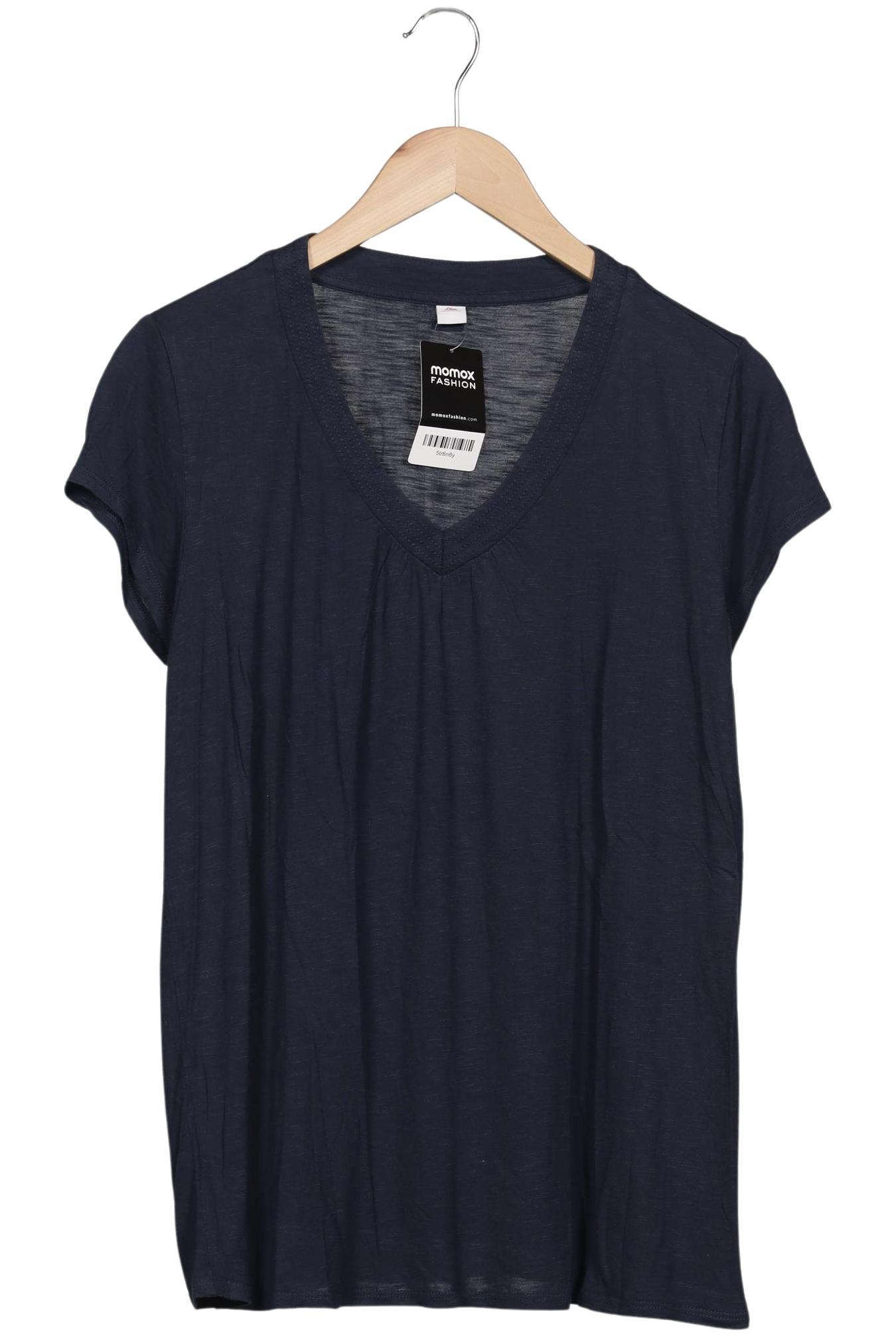 

s.Oliver Damen T-Shirt, marineblau, Gr. 46