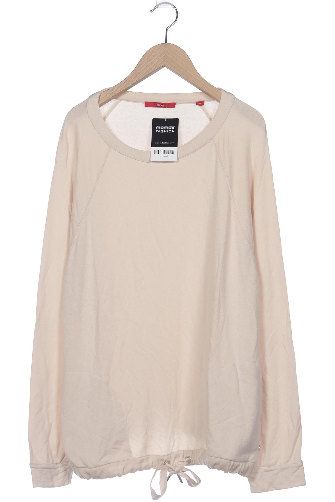 

s.Oliver Damen Langarmshirt, beige, Gr. 42
