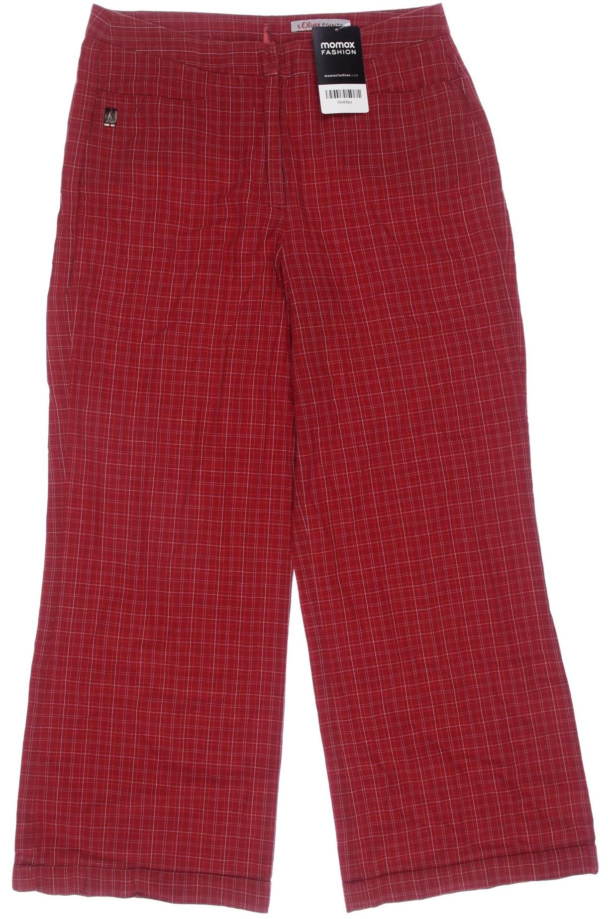 

s.Oliver Damen Stoffhose, rot, Gr. 36