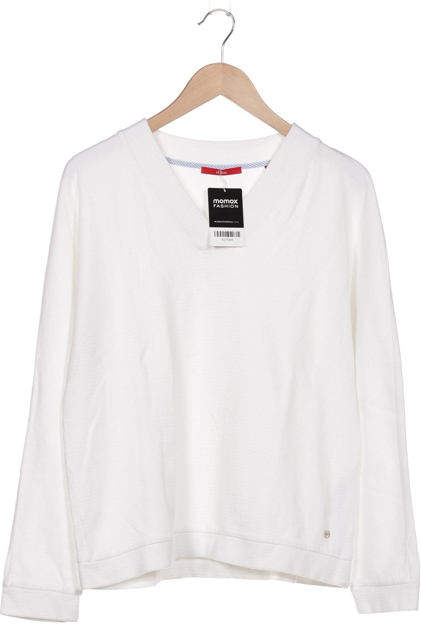 

s.Oliver Damen Sweatshirt, weiß, Gr. 40