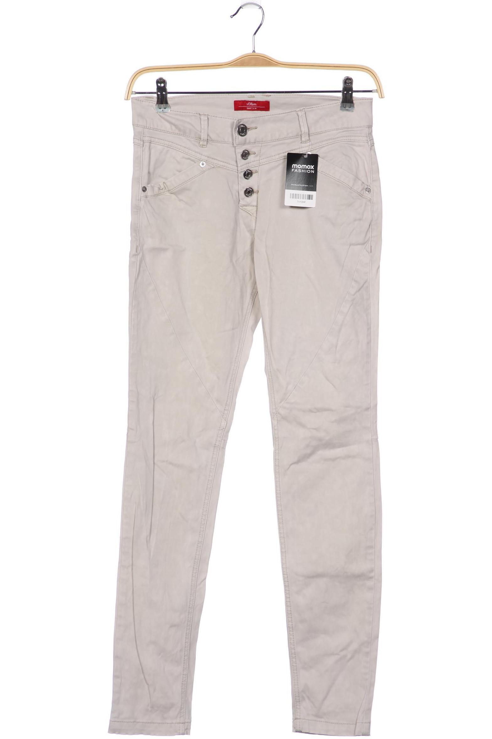 

s.Oliver Damen Jeans, cremeweiß