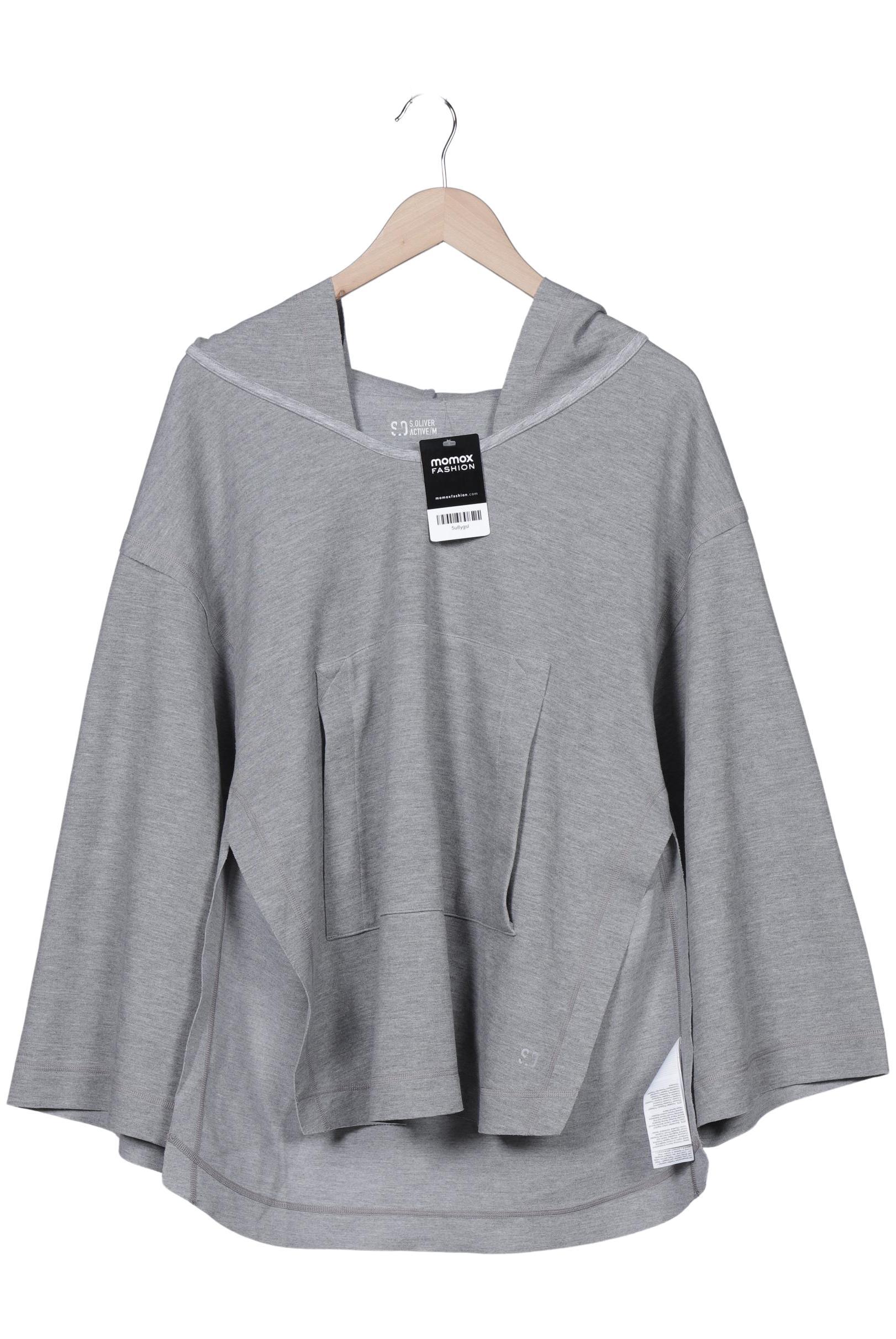 

s.Oliver Damen Kapuzenpullover, grau, Gr. 38
