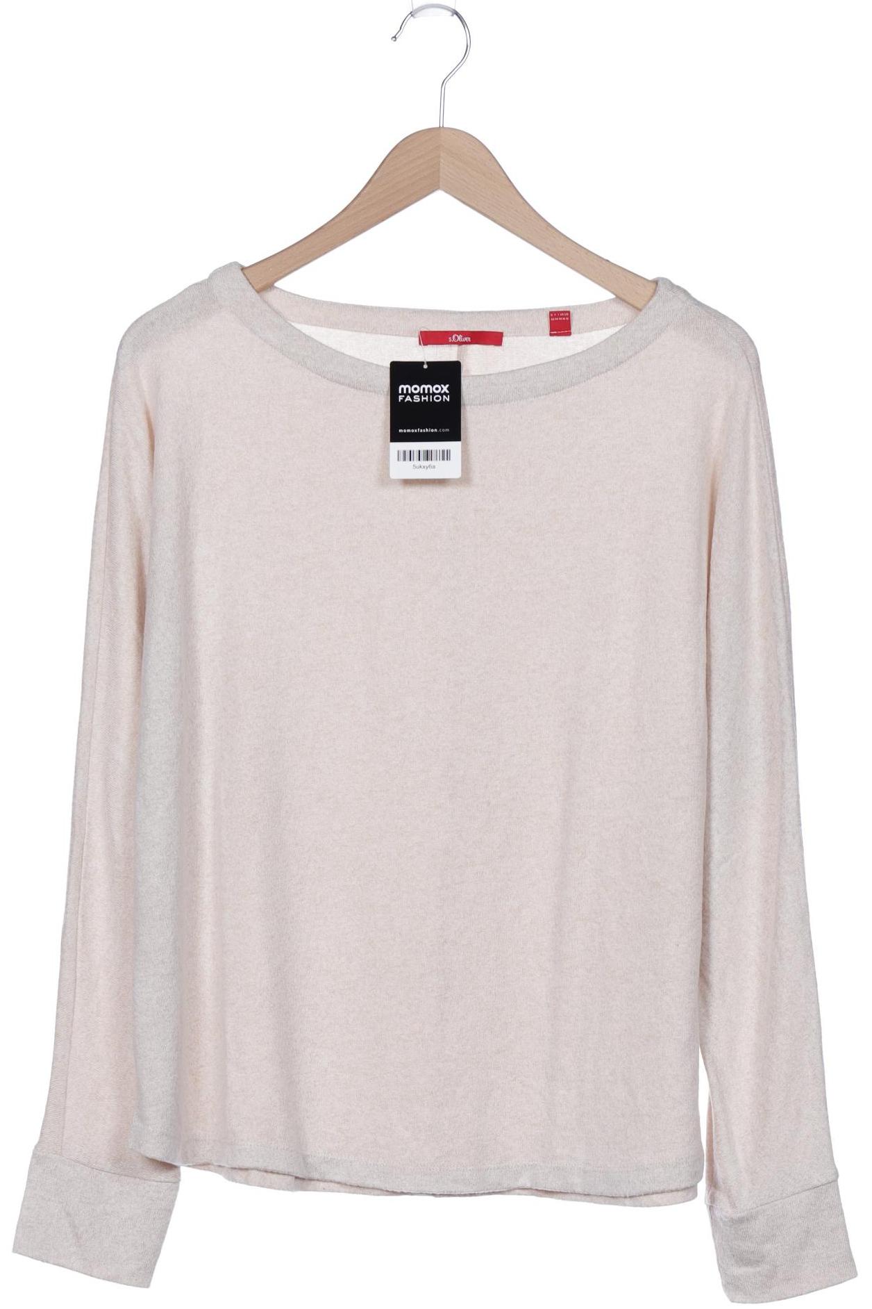 

s.Oliver Damen Pullover, cremeweiß
