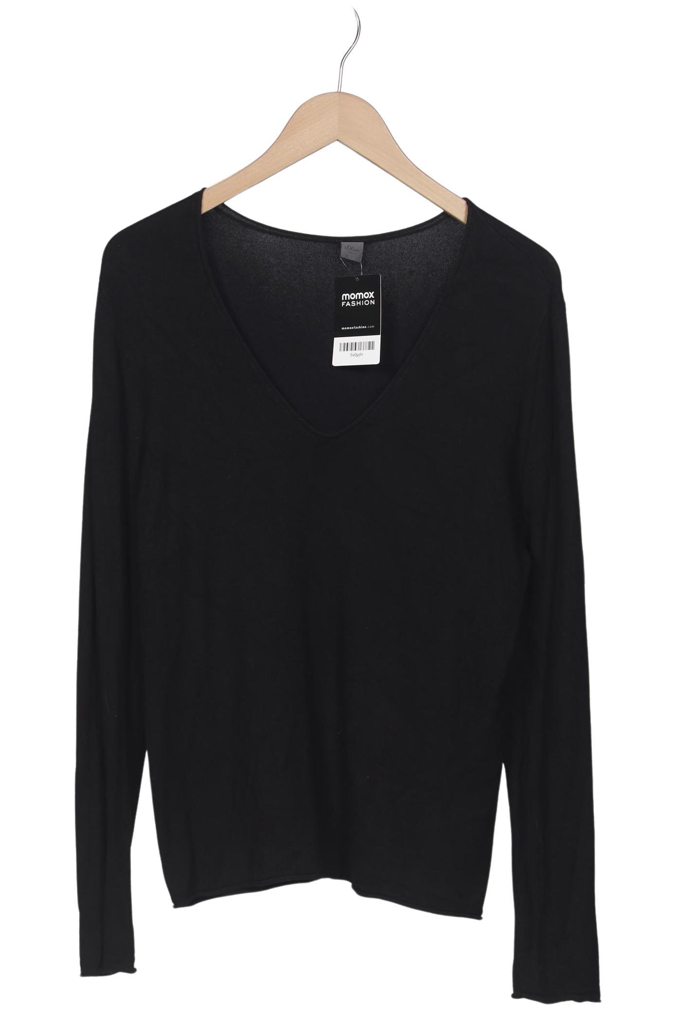 

s.Oliver Damen Pullover, schwarz, Gr. 42