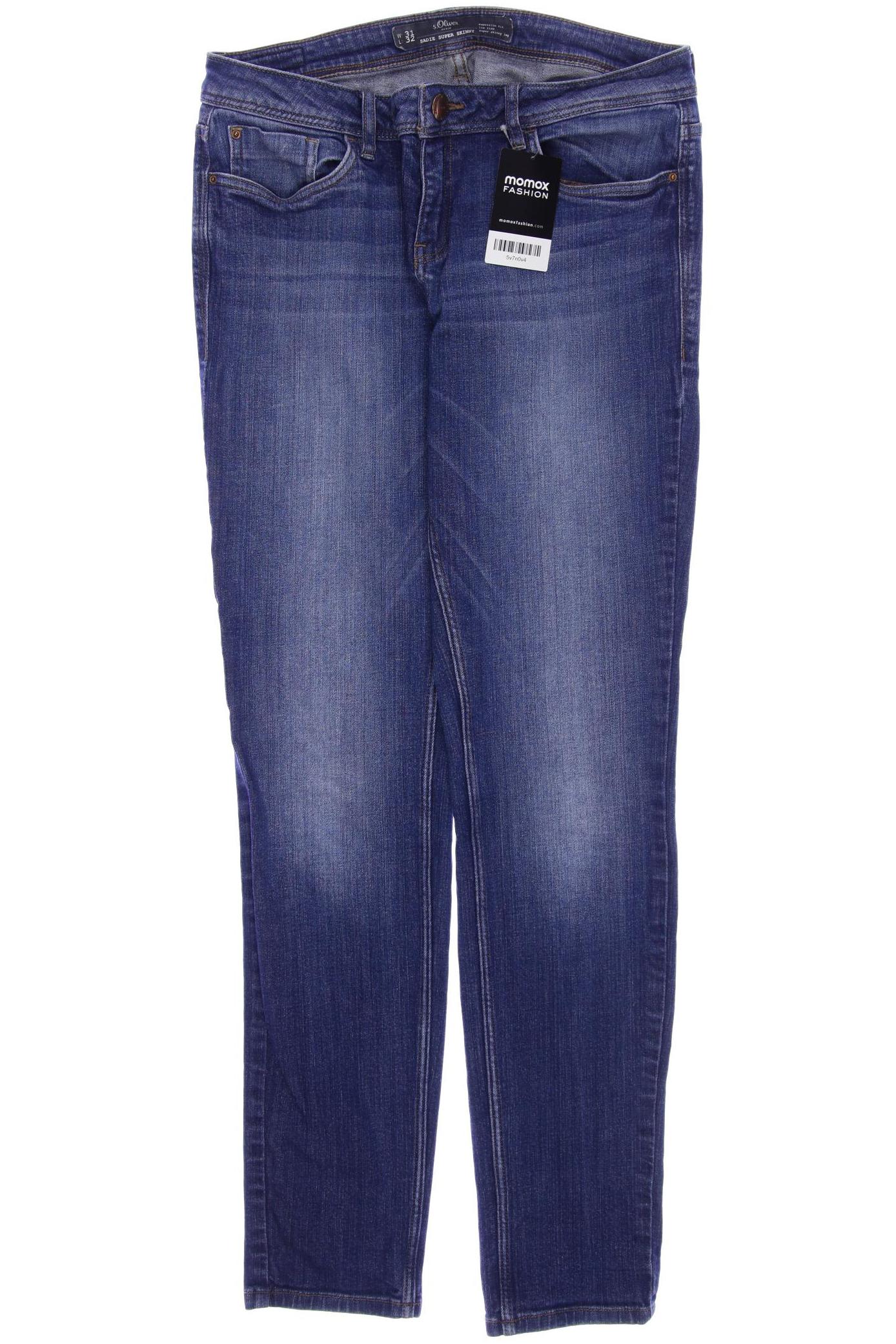 

s.Oliver Damen Jeans, blau