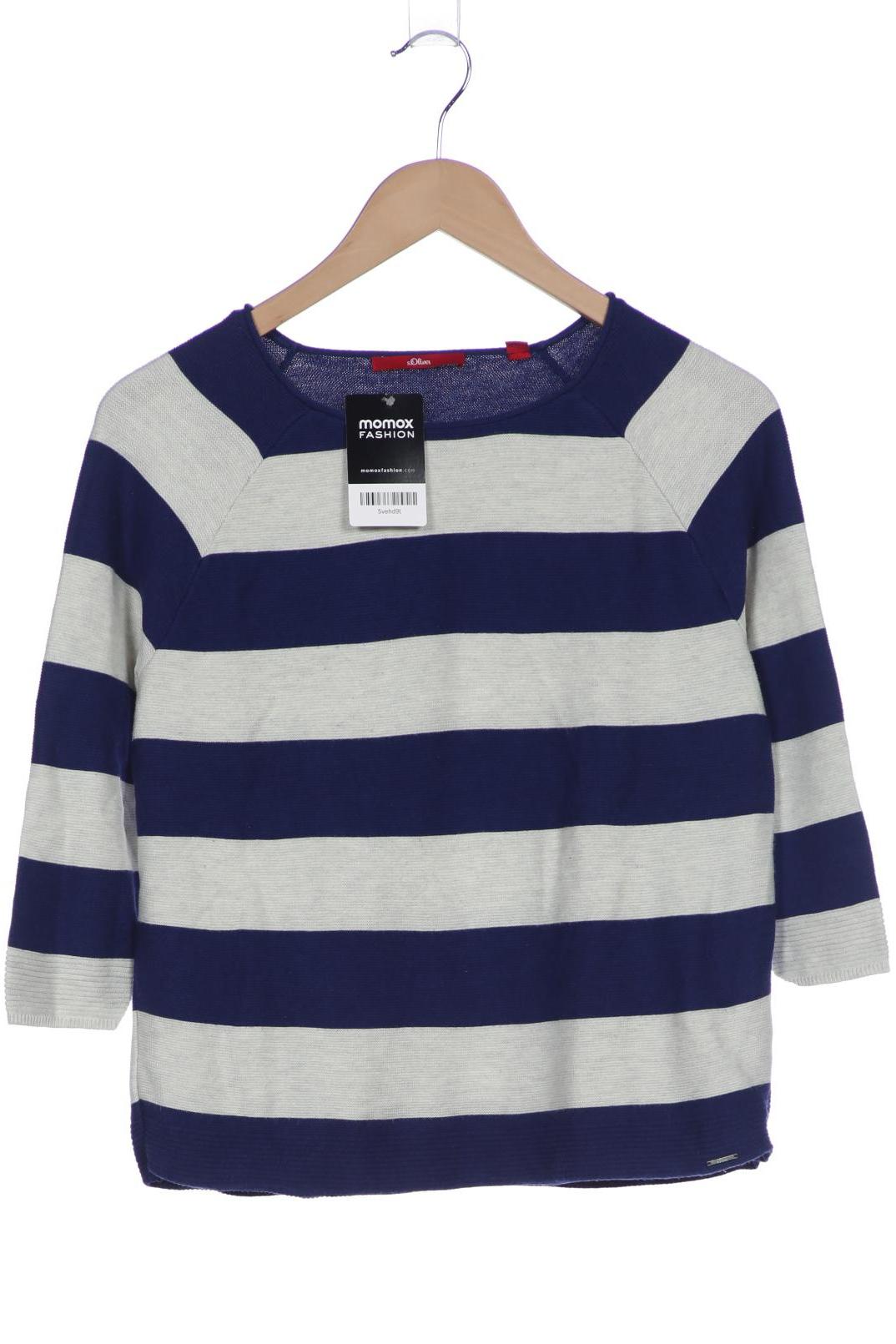 

s.Oliver Damen Pullover, blau, Gr. 34