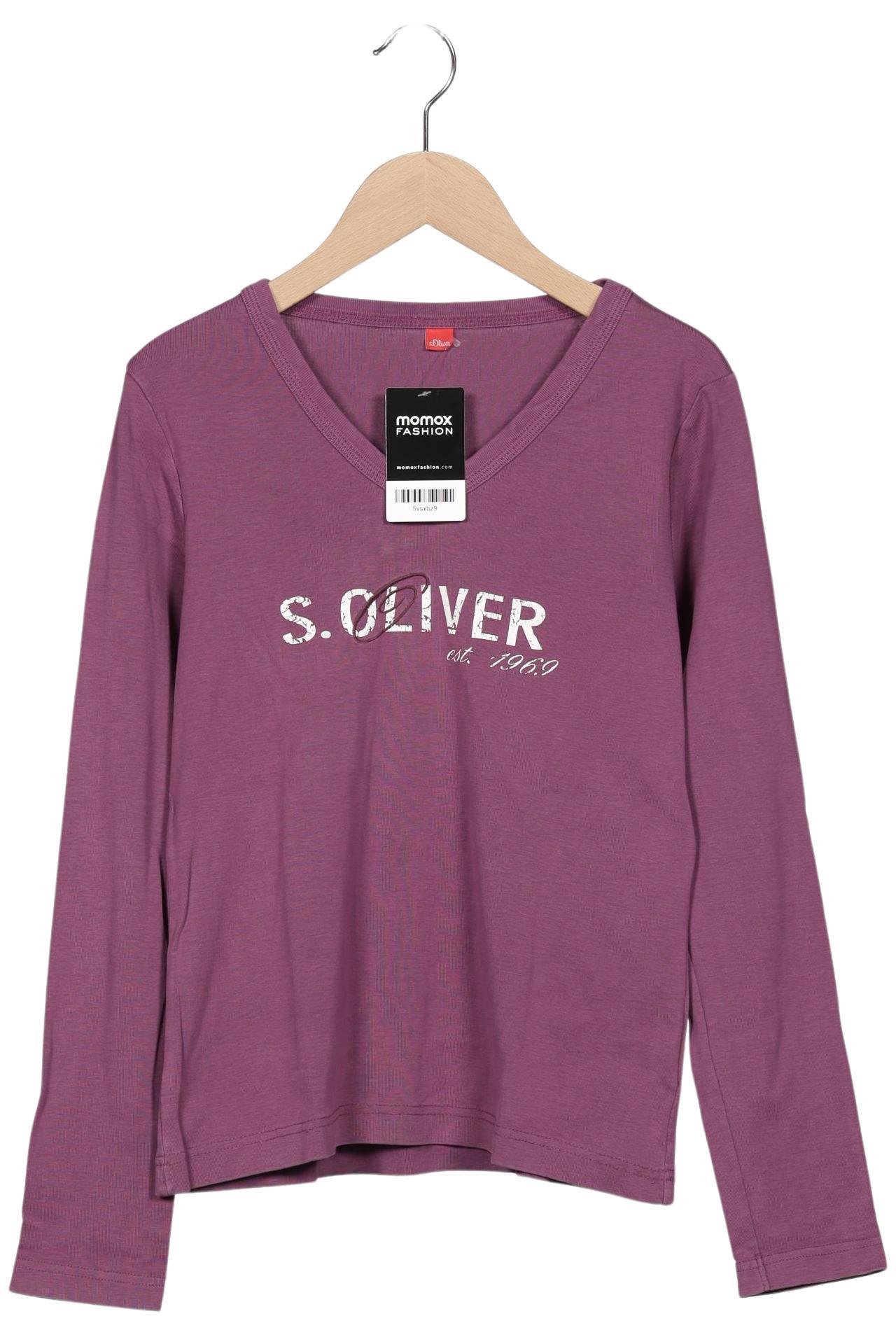 

s.Oliver Damen Langarmshirt, flieder, Gr. 38
