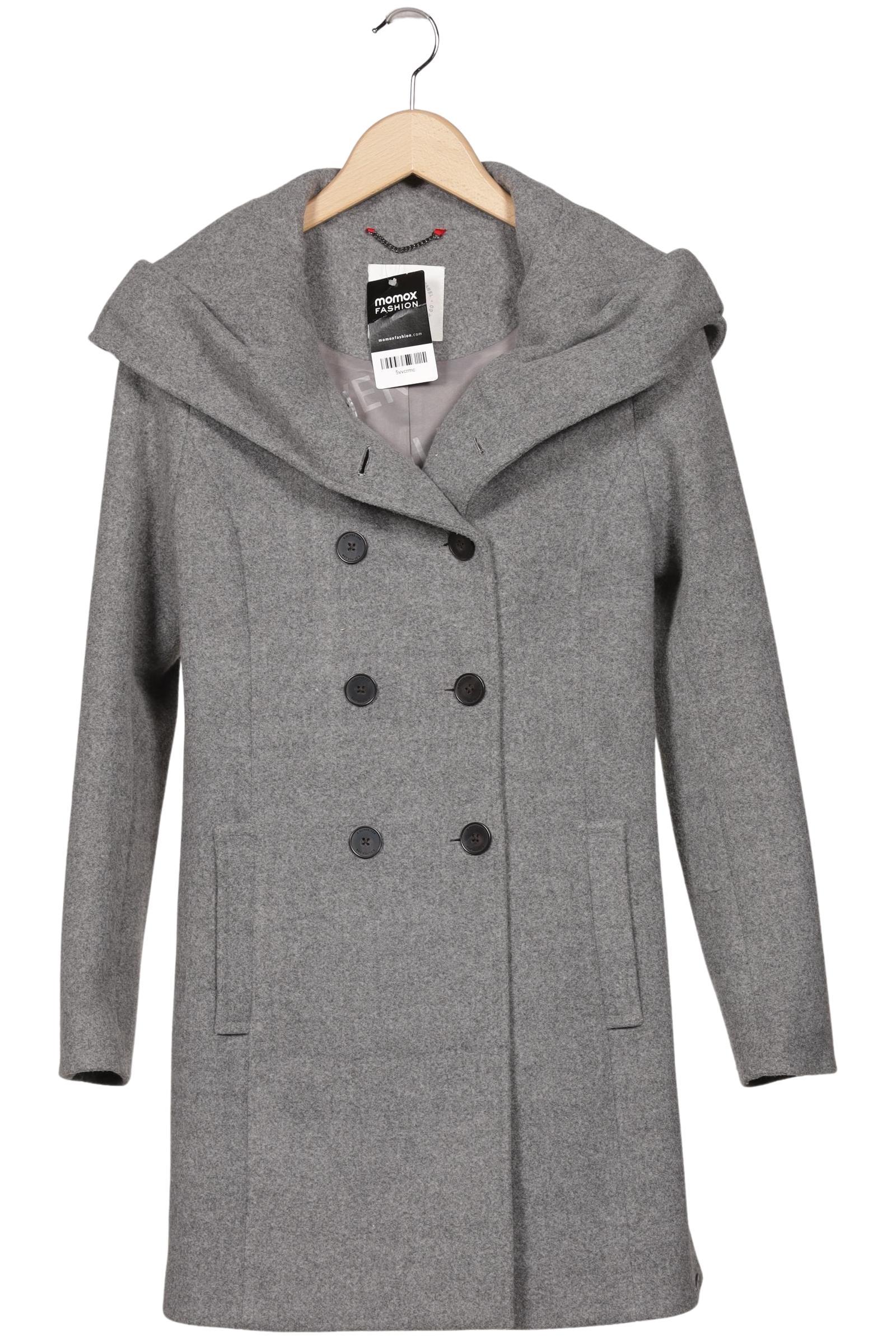 

s.Oliver Damen Mantel, grau, Gr. 34